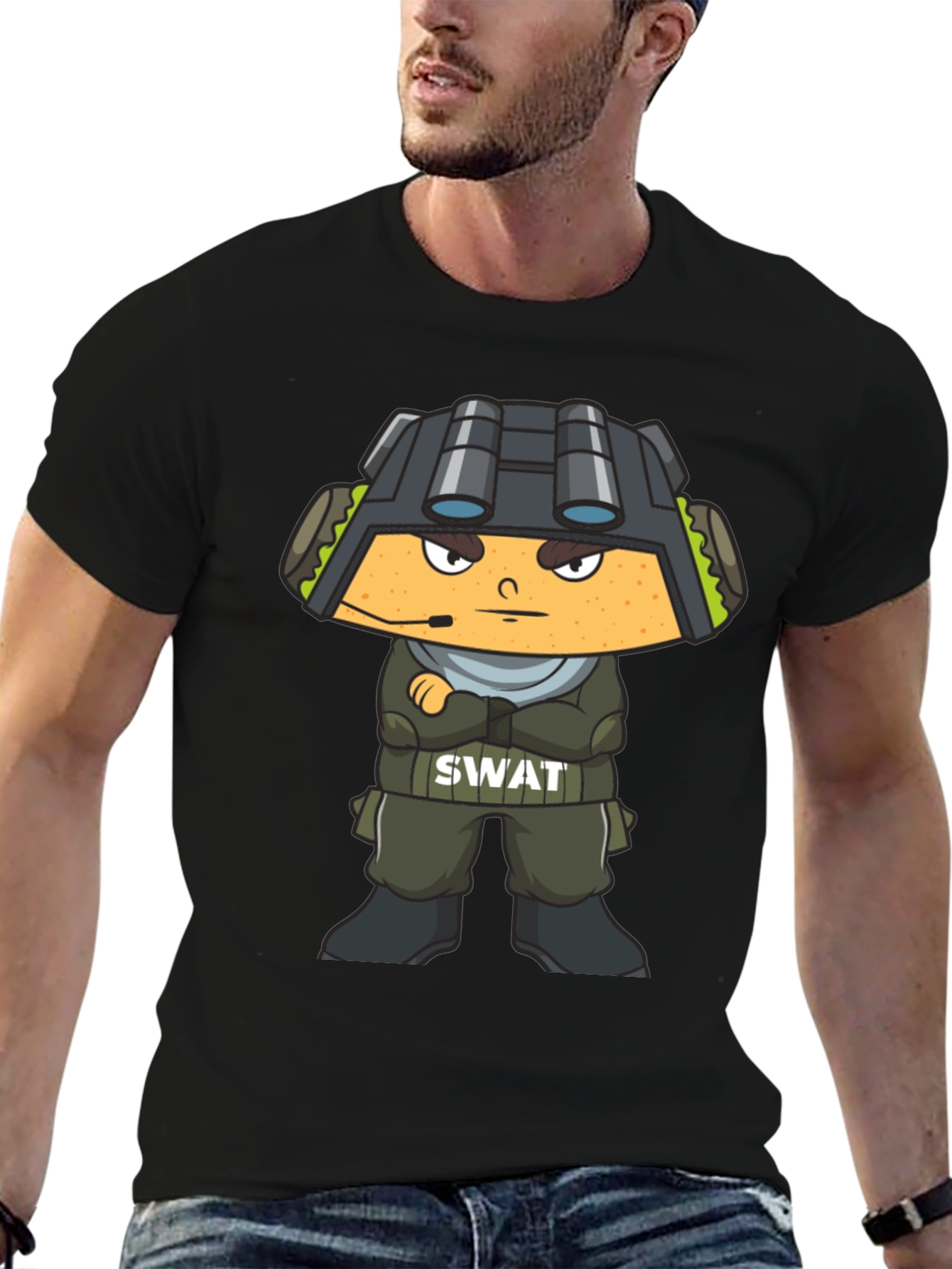 Black Taco SWAT Graphic T-Shirt view 6