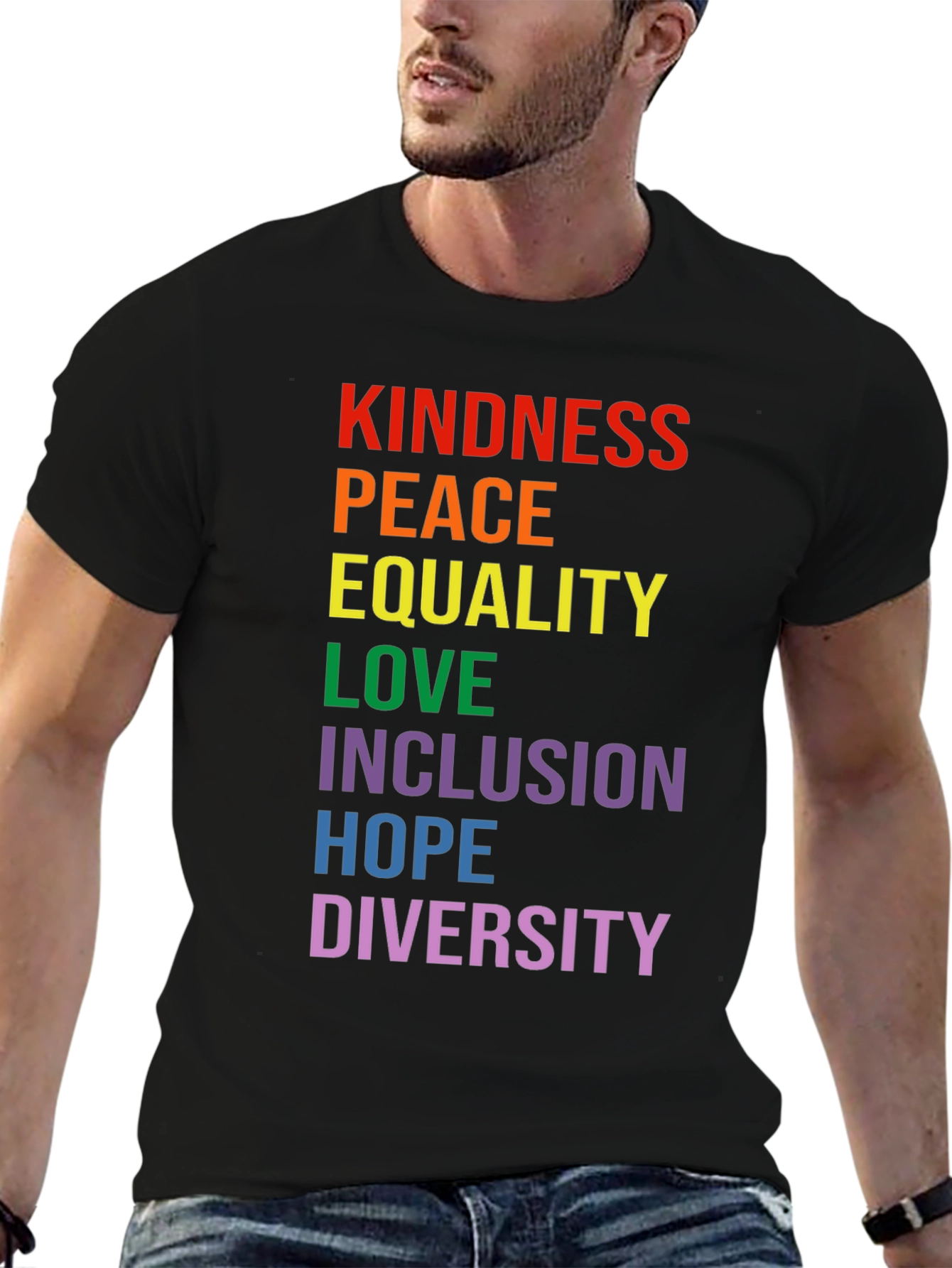 Kindness Peace Love Equality T-Shirt - 6