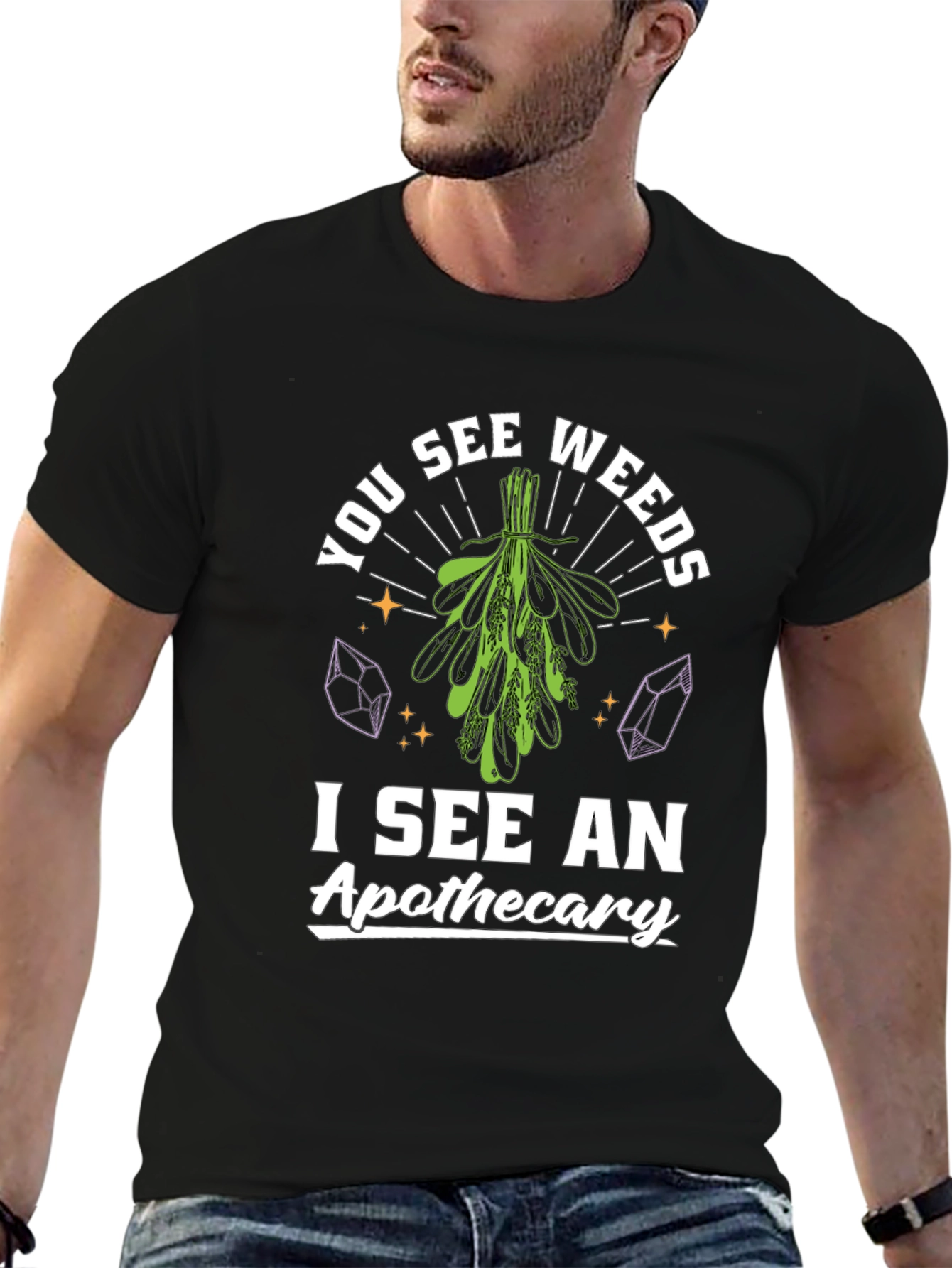 You See Weeds, I See An Apothecary Graphic Tee - 6