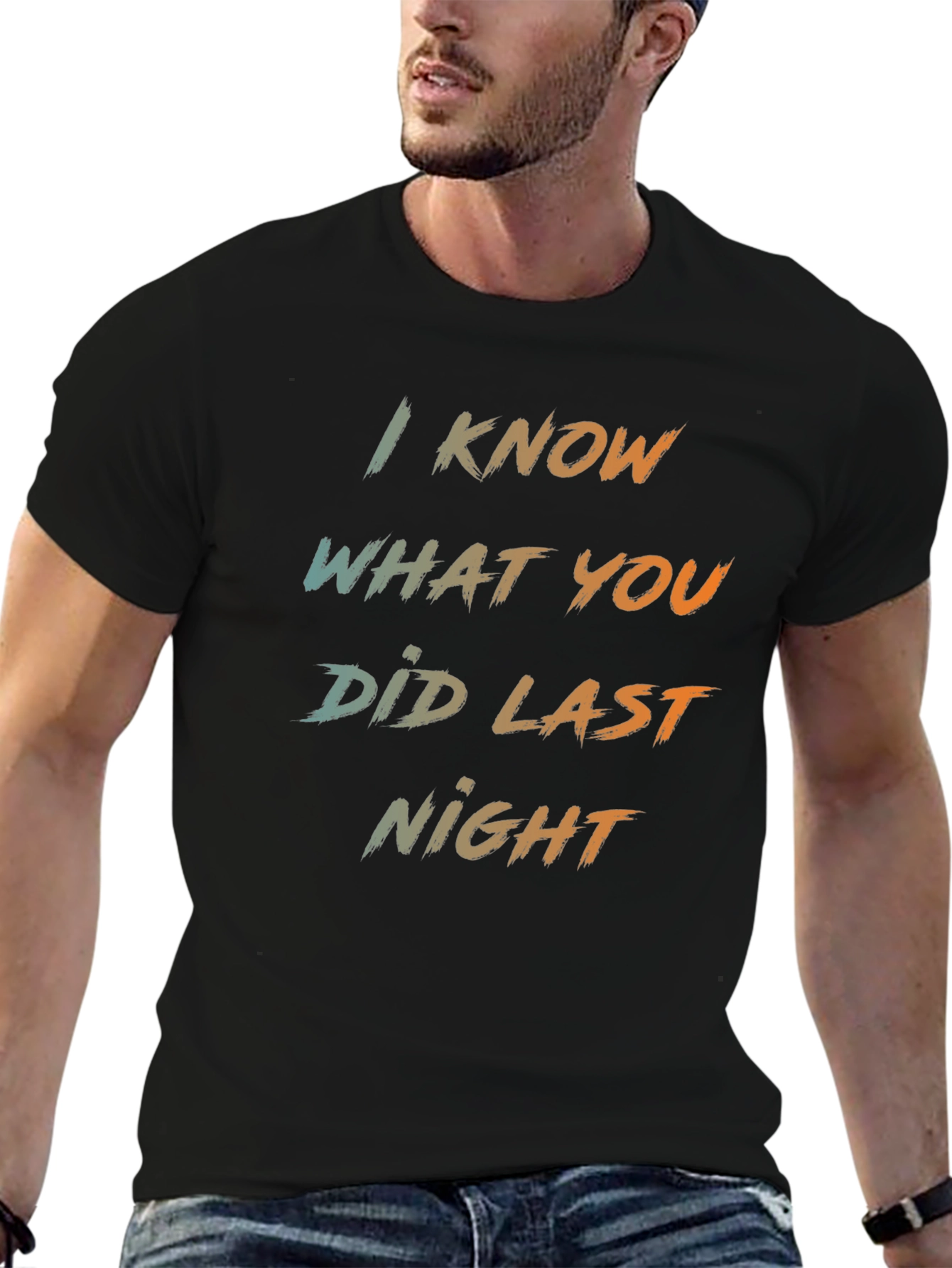Black I Know What You Did Last Night Graphic Tee view 6