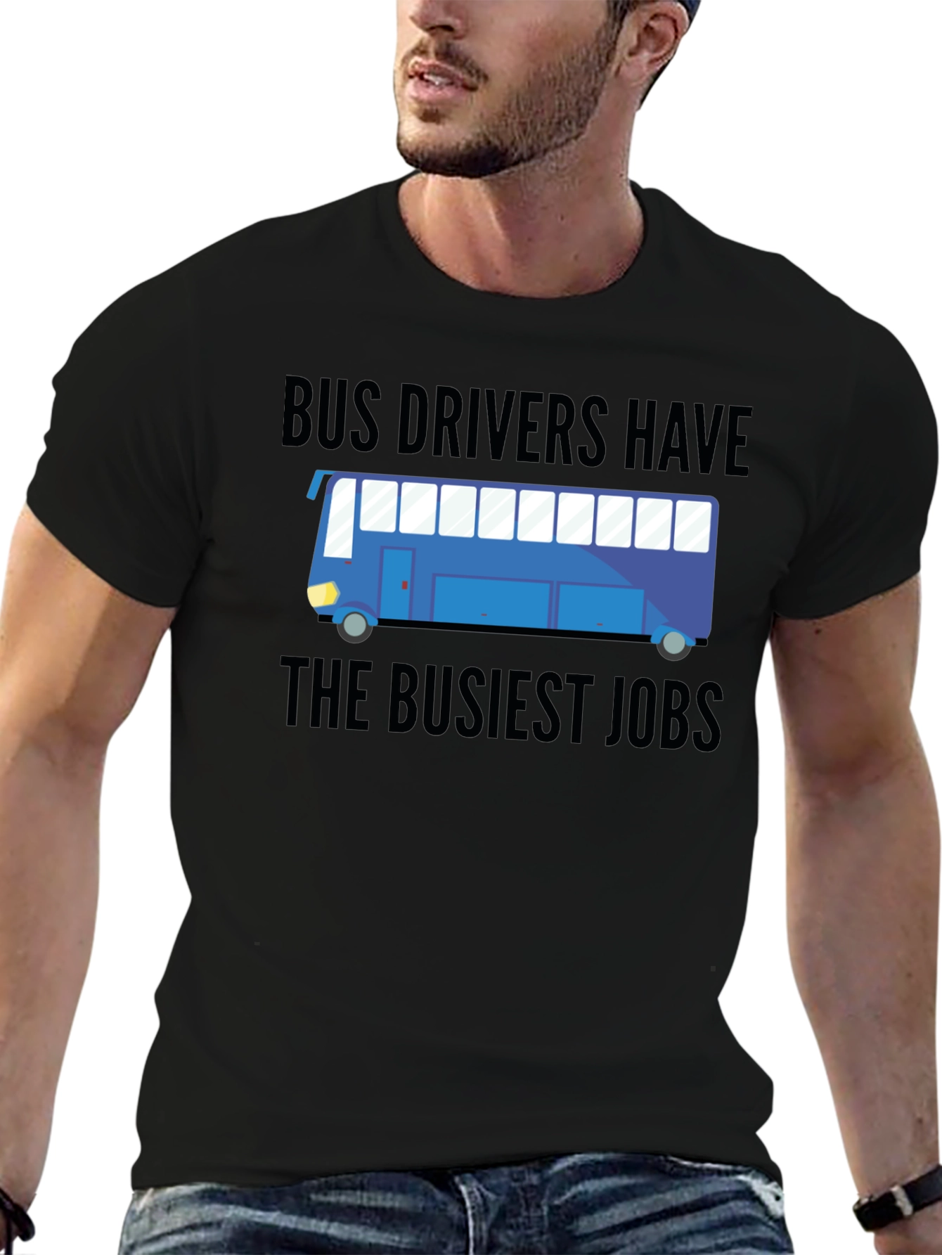 Black Bus Drivers Have The Busiest Jobs T-Shirt view 6