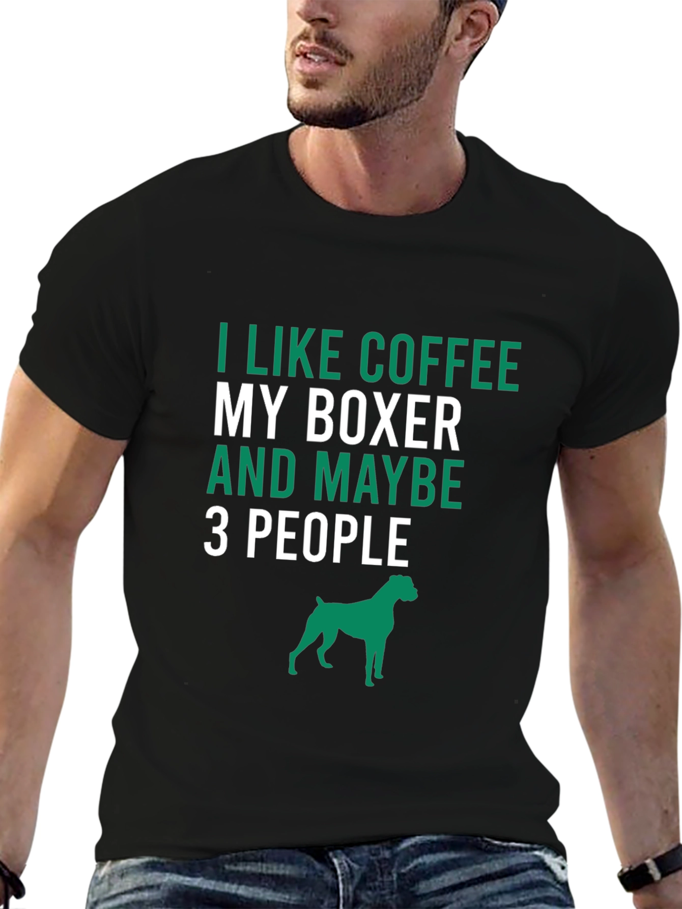 Black Coffee, My Boxer, & 3 People T-Shirt view 6