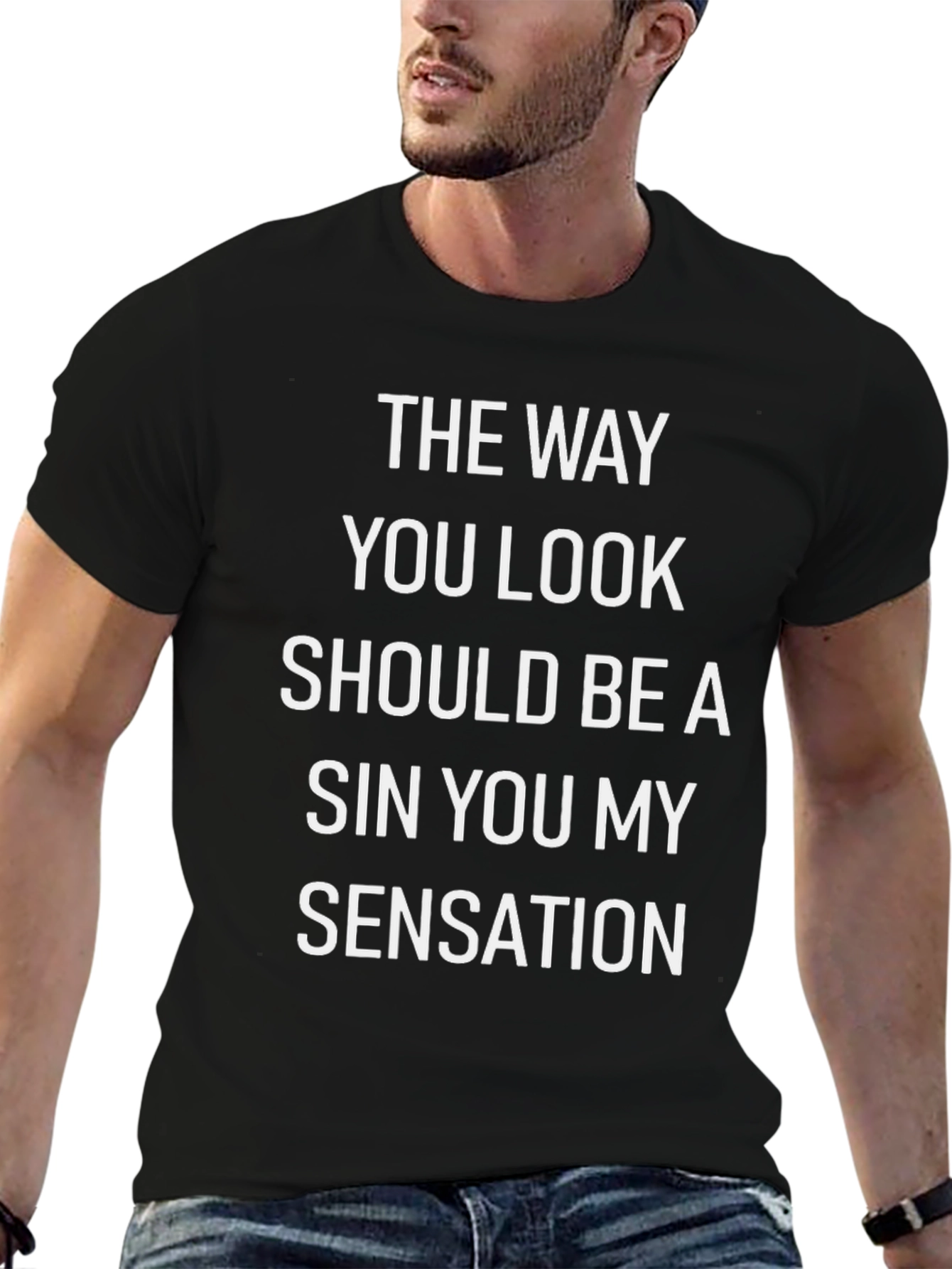 Black The Way You Look Graphic T-Shirt view 6