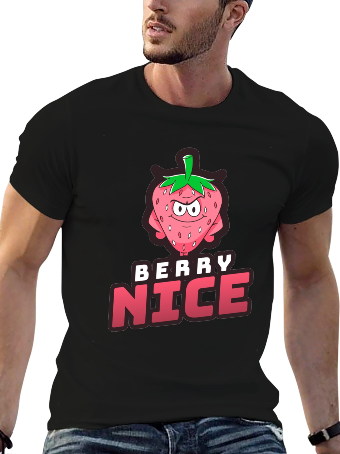 Black Berry Nice Graphic T-Shirt - Trendy & Unique Design view 6