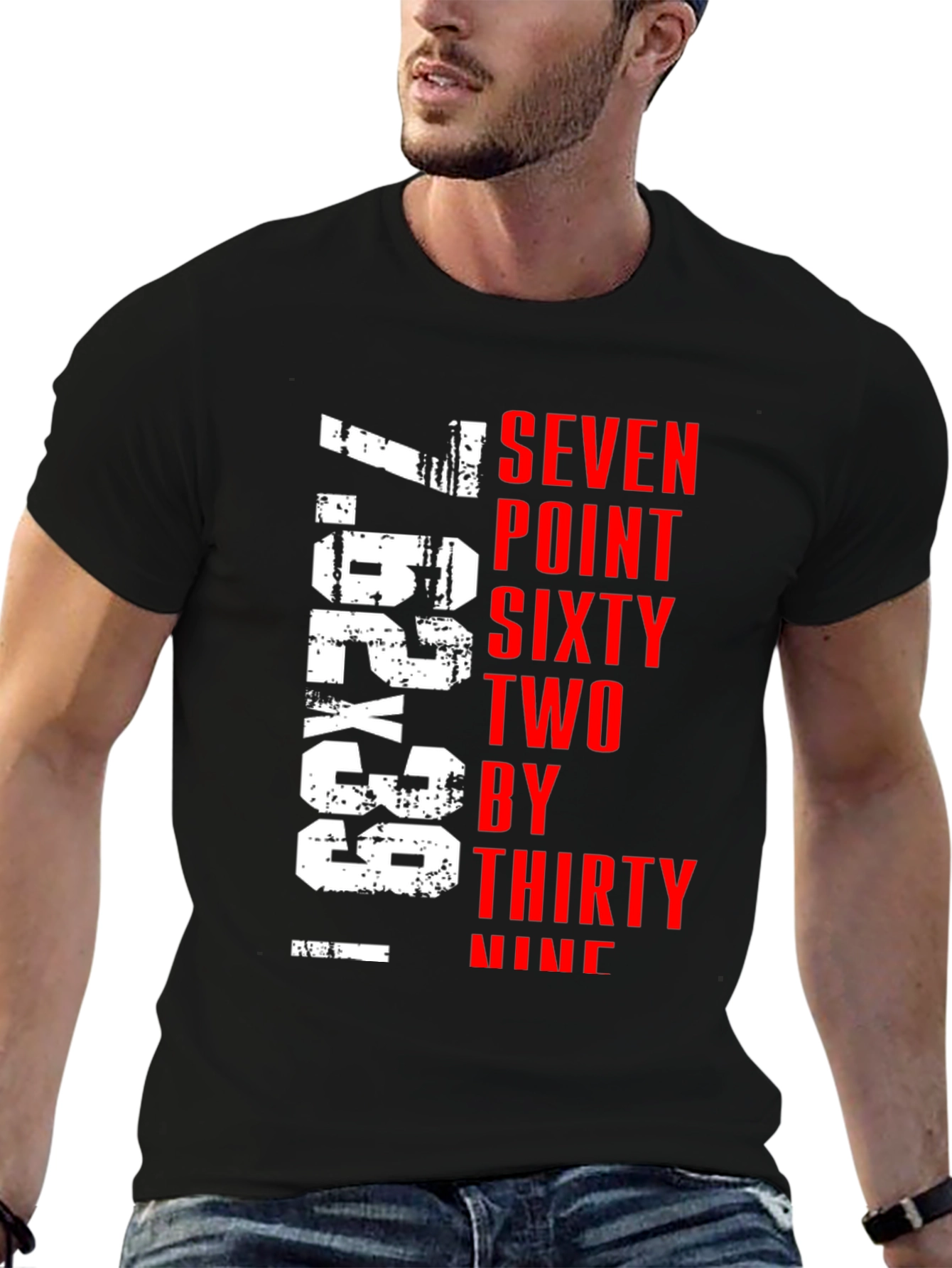 Black 7.62x39mm T-Shirt - Gun Enthusiast Apparel view 6