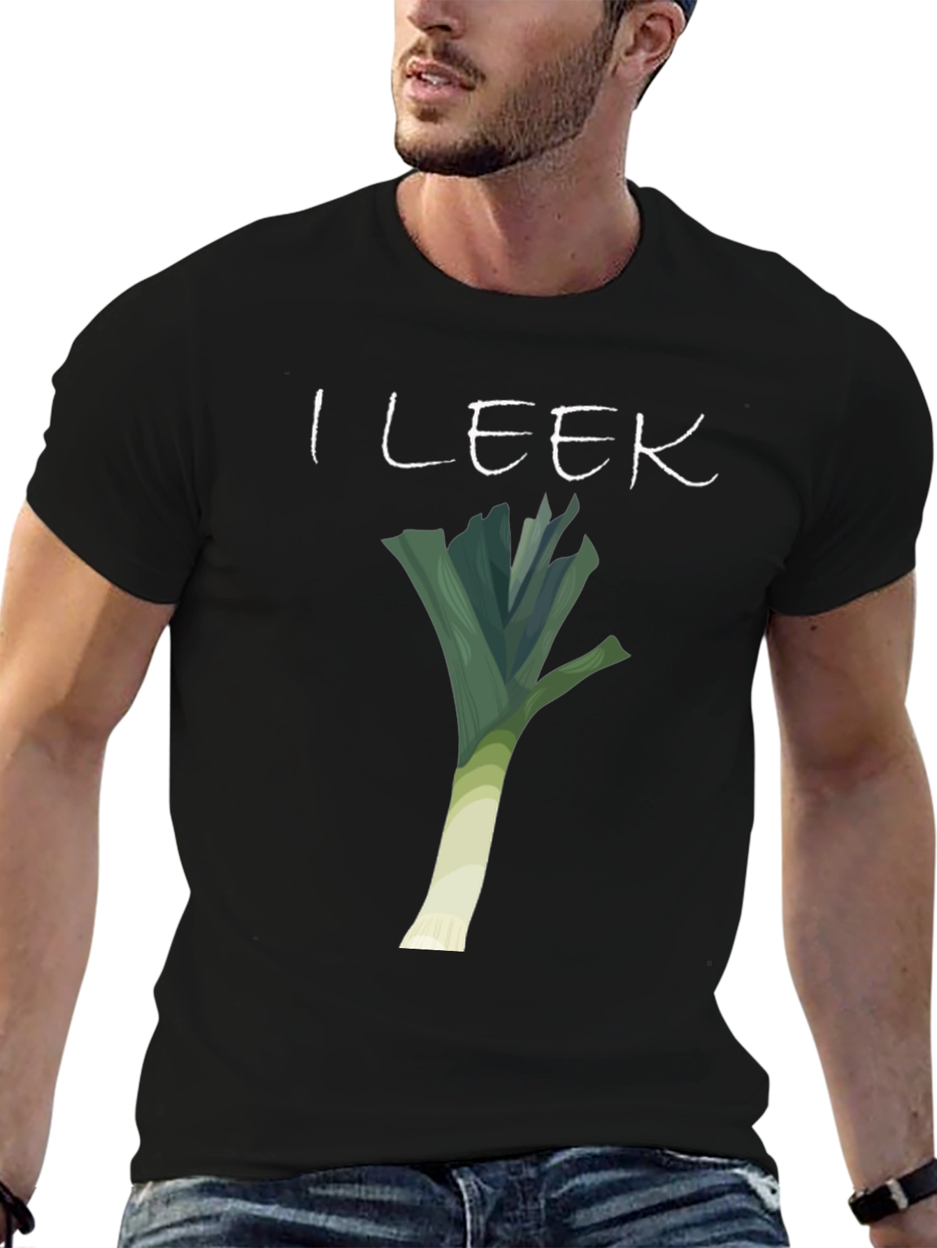 I Leek T-Shirt - Funny Vegetable Pun Tee - 6