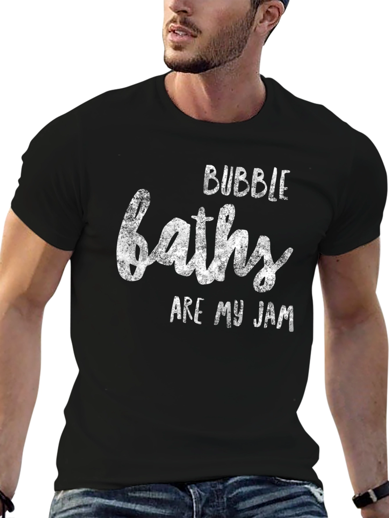 Black Bubble Baths Are My Jam Graphic Tee view 6
