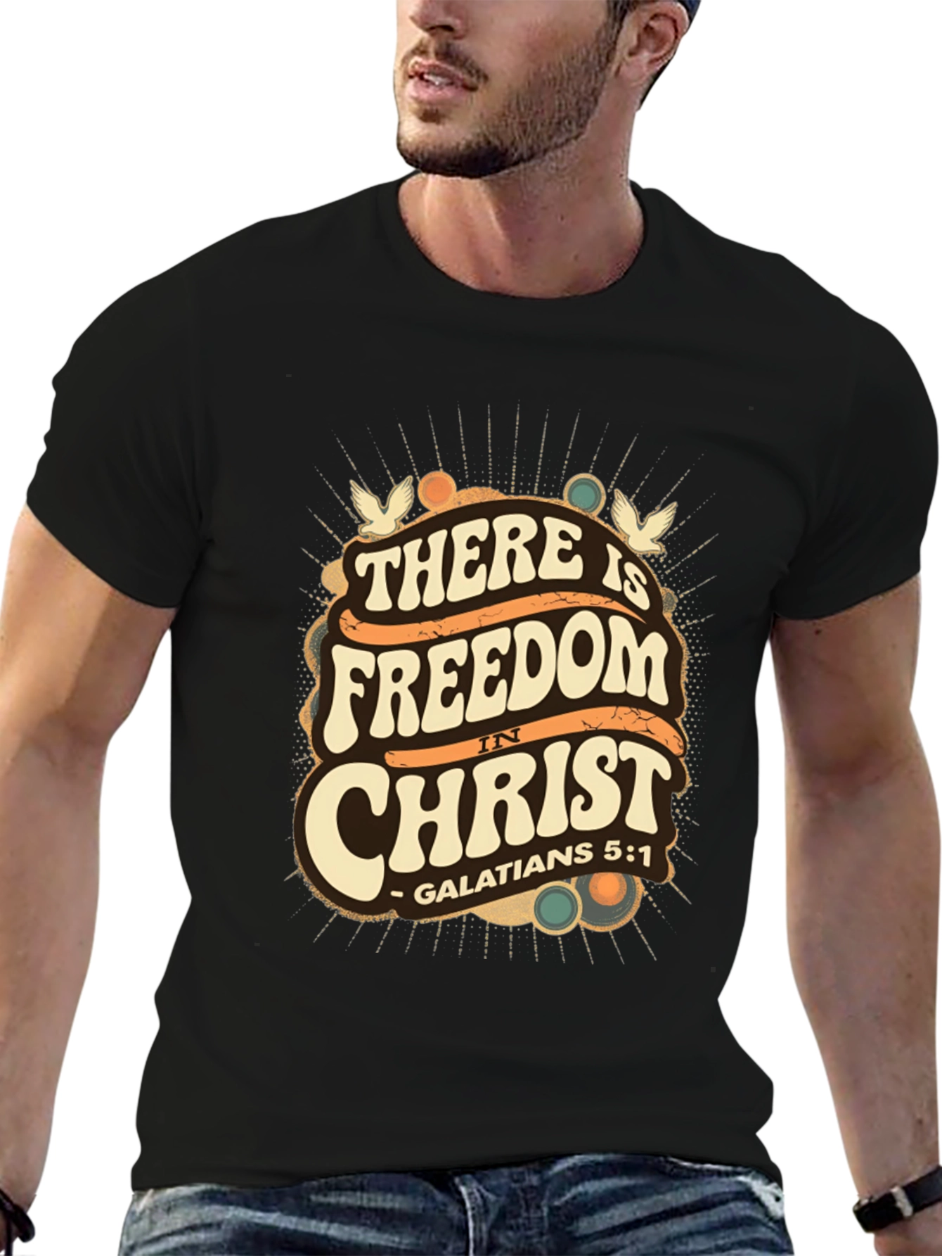 There is Freedom in Christ T-Shirt - 6