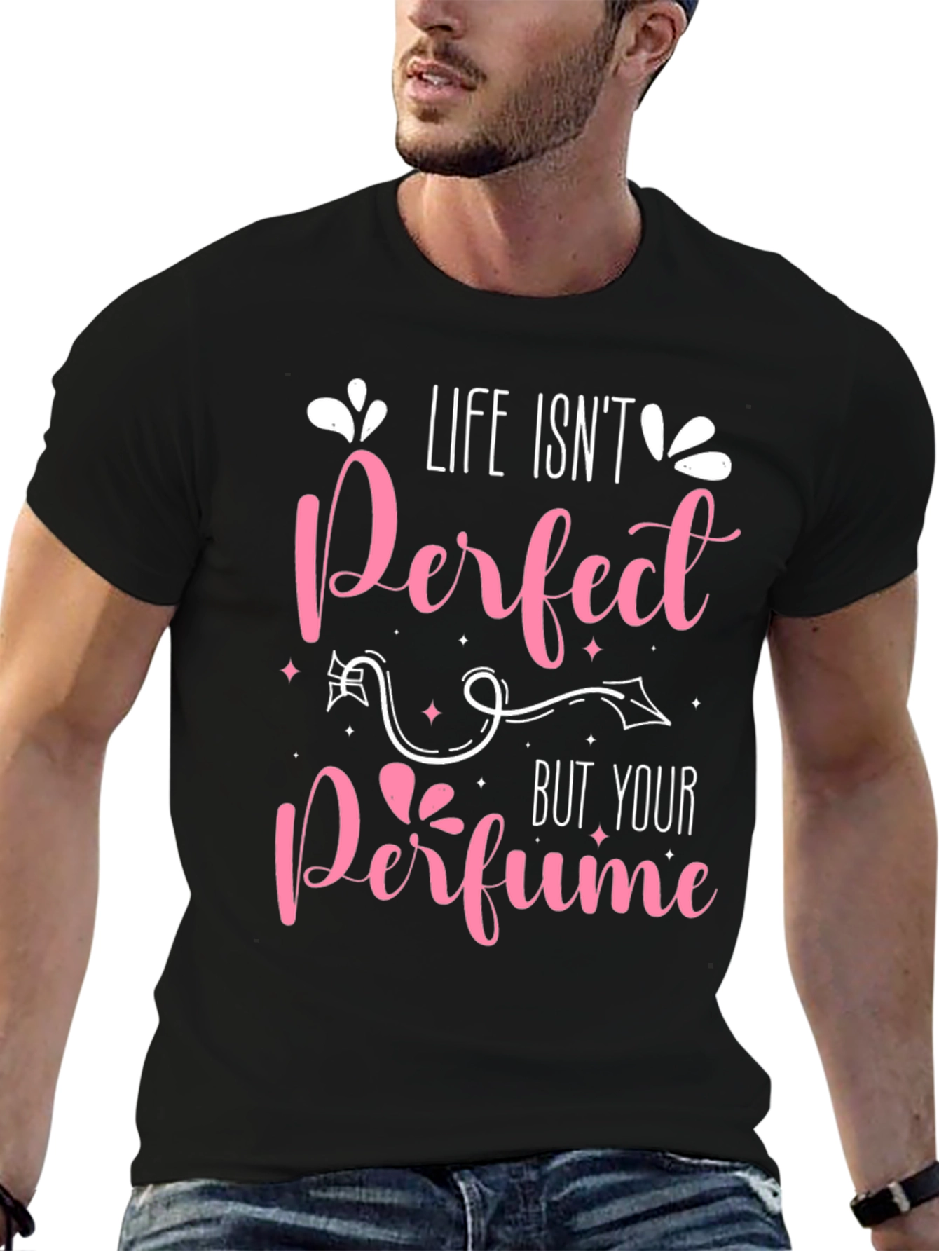 Black Life Isn't Perfect Perfume T-Shirt view 6