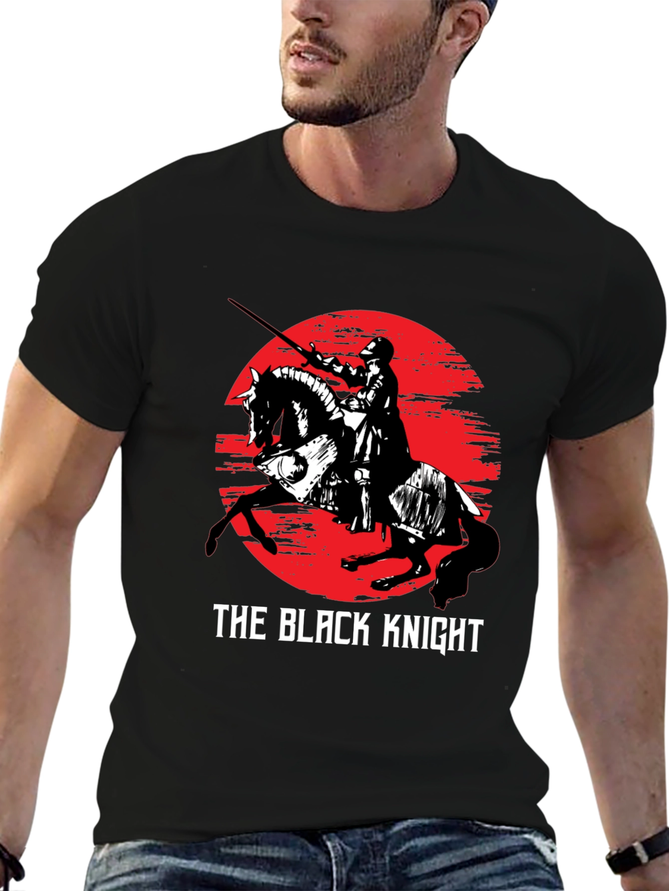 Black The Black Knight Graphic Tee view 6