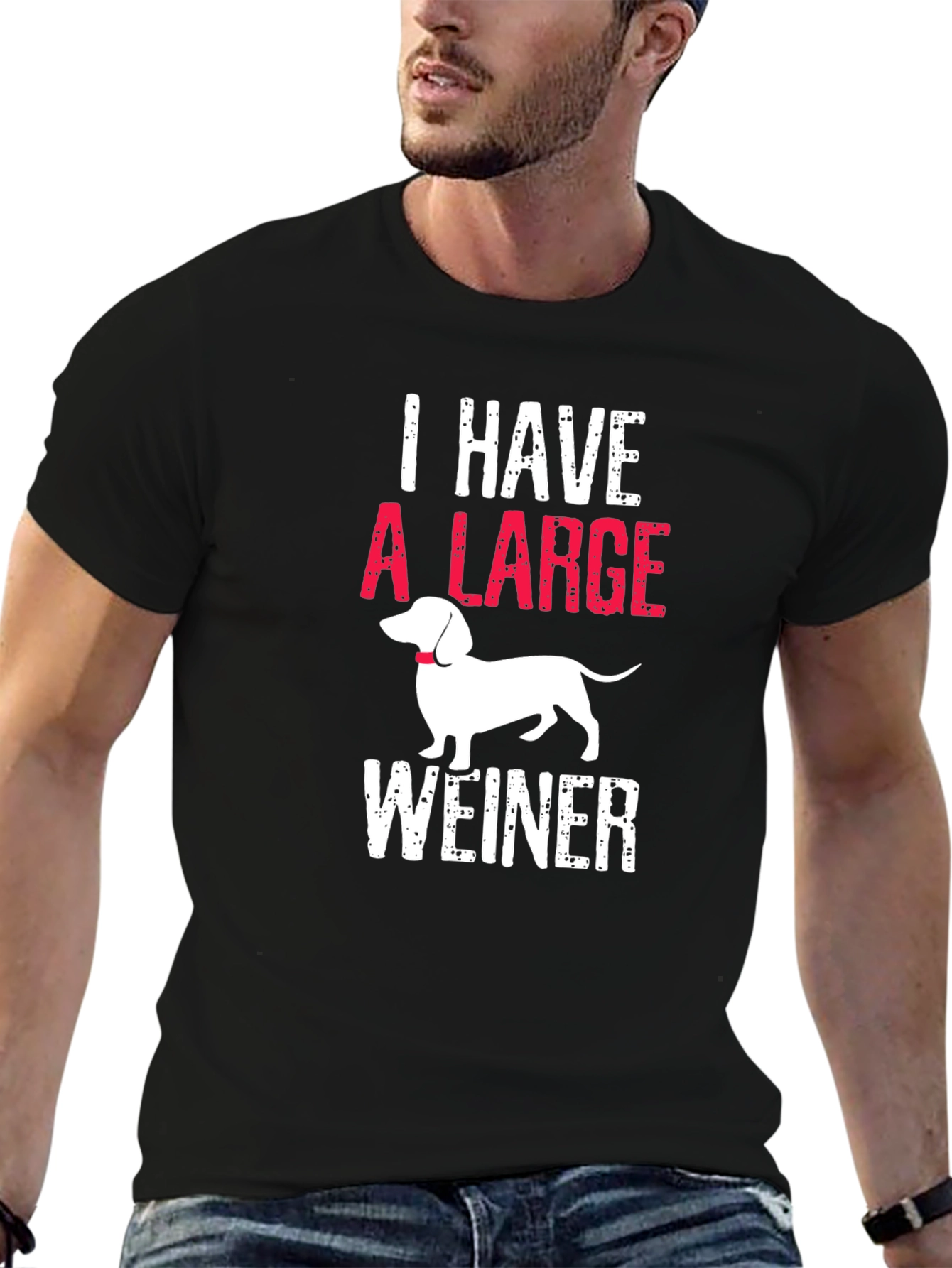 I Have A Large Weiner T-Shirt Dachshund - 6
