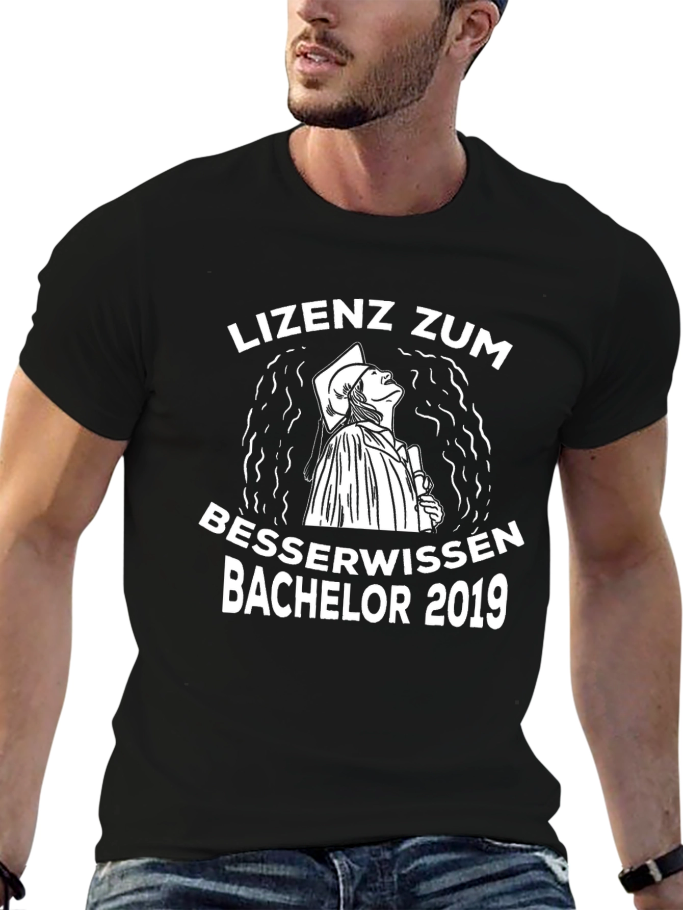 Black Bachelor 2019 Graphic T-Shirt view 6
