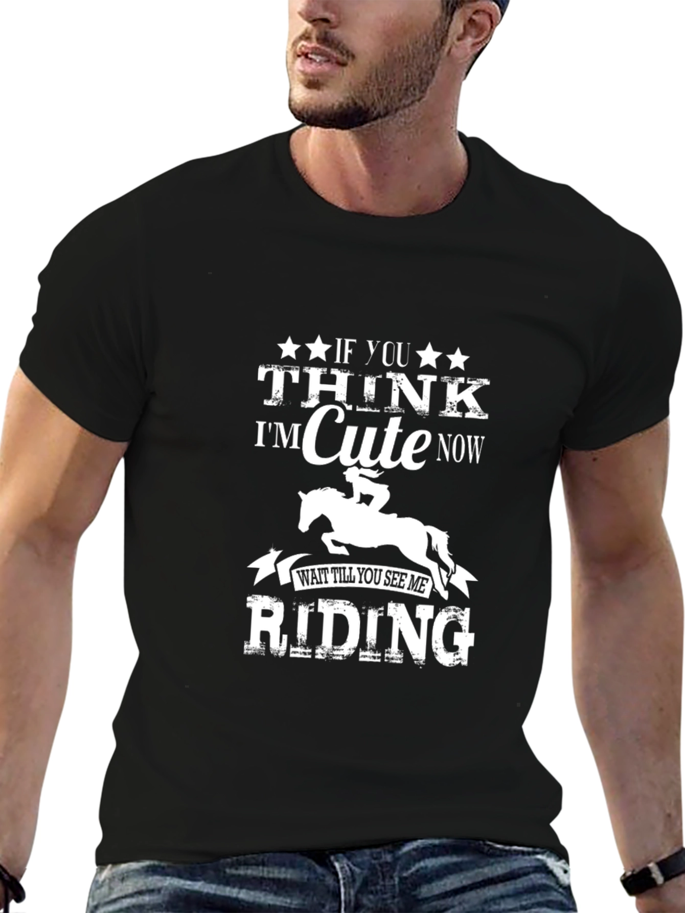 Cute Riding T-Shirt - Equestrian Style - 6