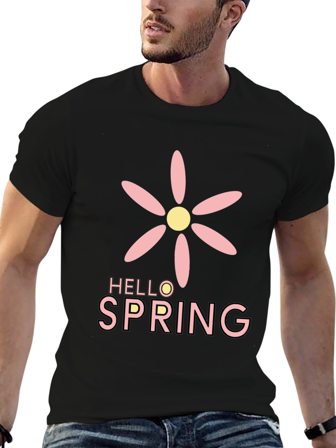 Hello Spring Graphic T-Shirt - 6