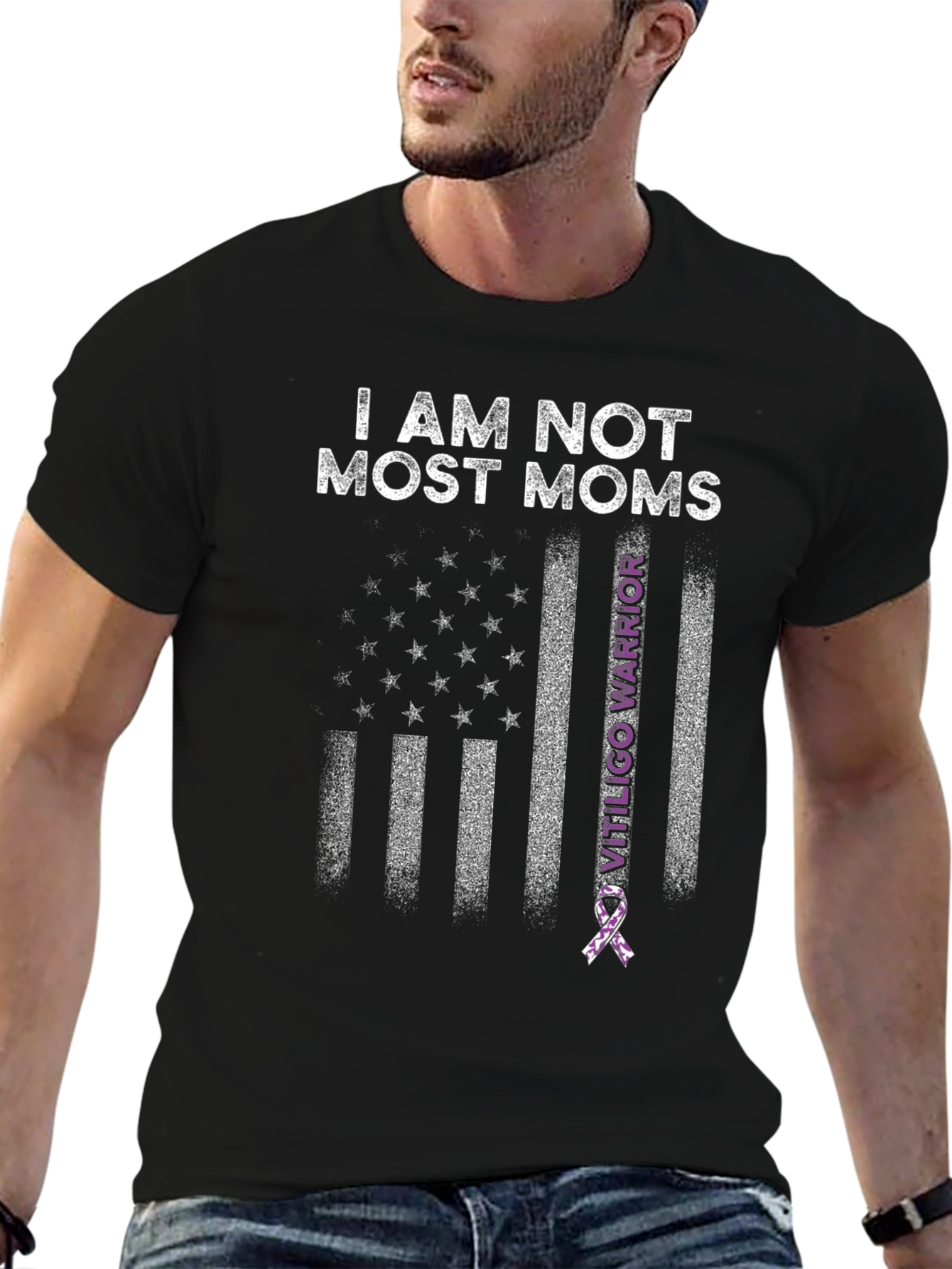 Black I AM NOT MOST MOMS T-Shirt view 6