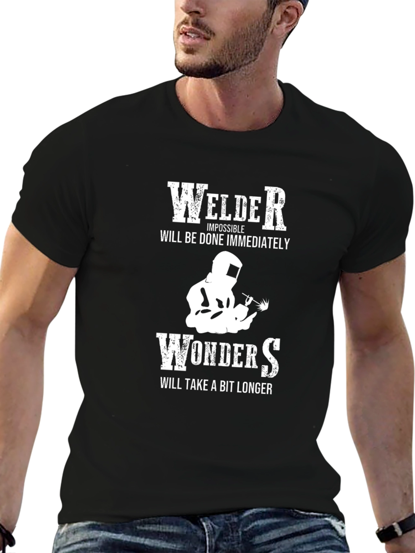 Black Welder Impossible Wonders Graphic Tee view 6