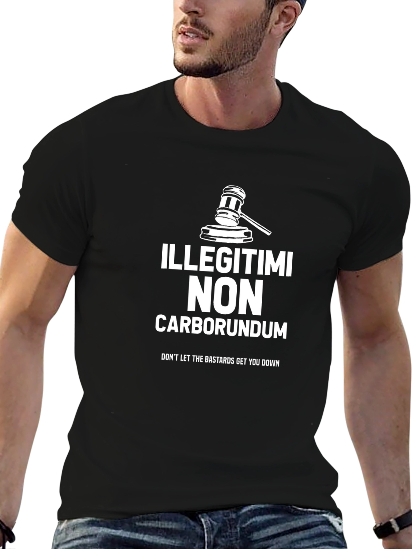 Black Illegitimi Non Carborundum T-Shirt view 6