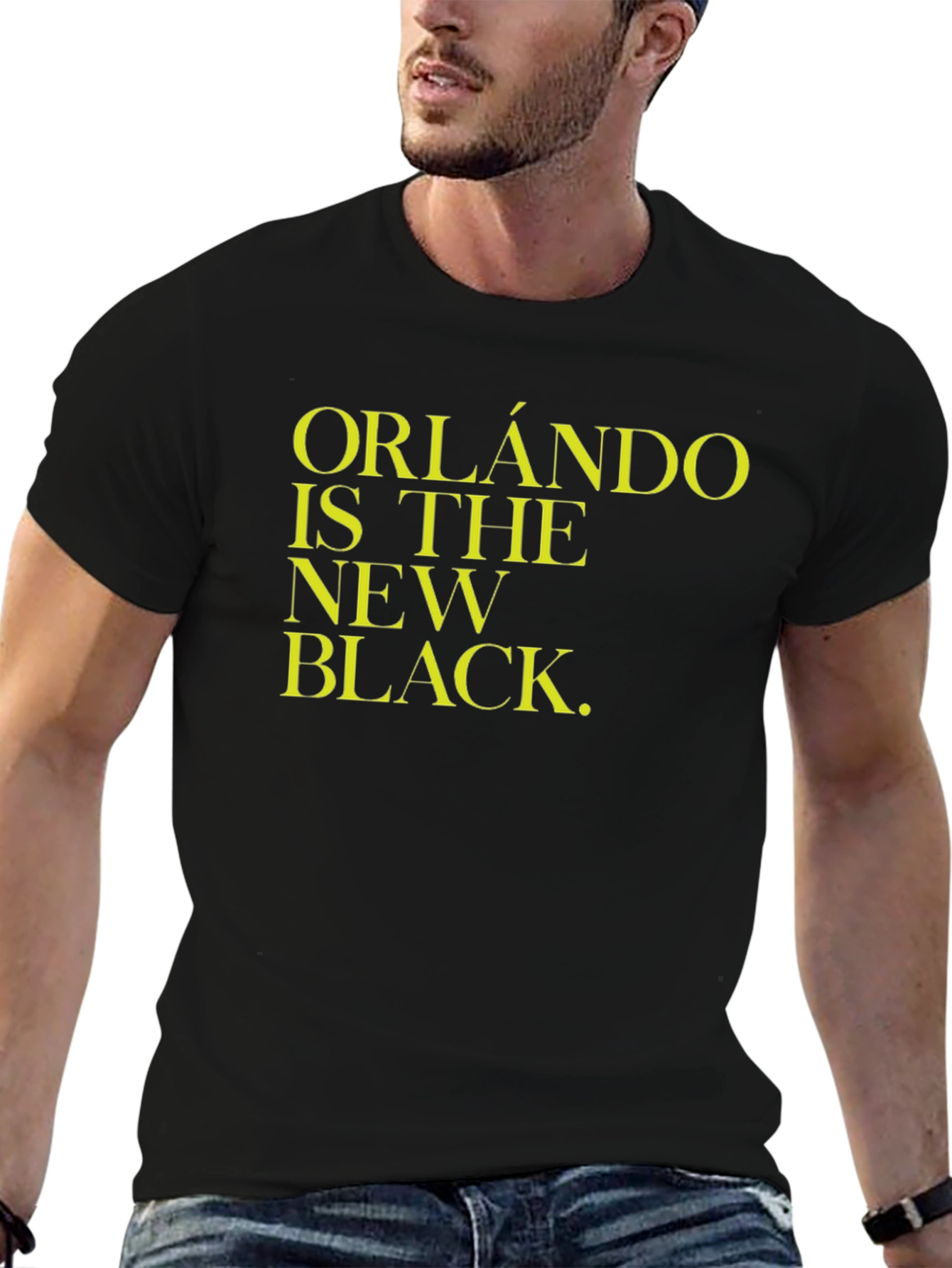 Black Orlando is The New Black Graphic T-Shirt view 6