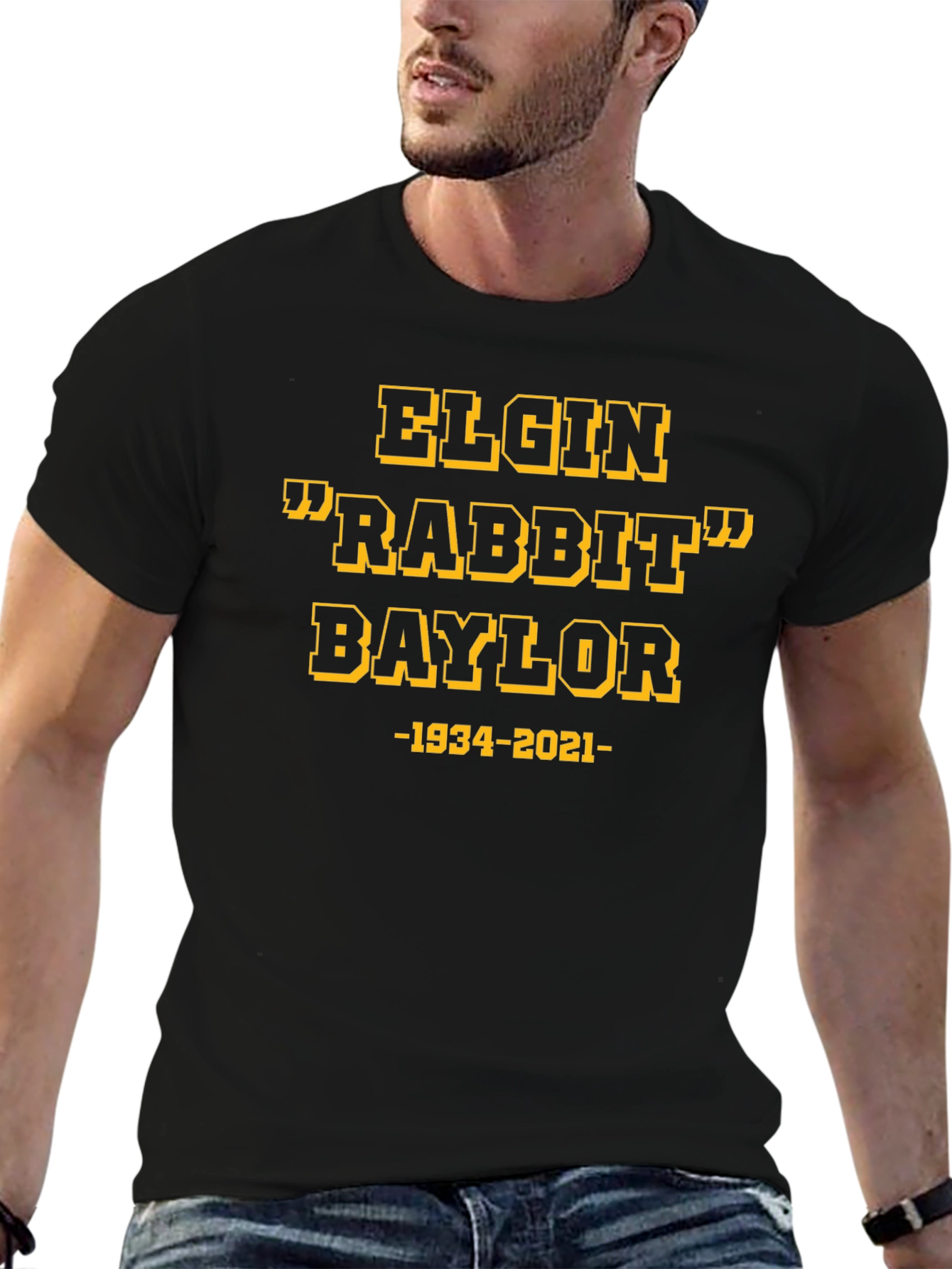 Elgin "Rabbit" Baylor Tribute T-Shirt - 6