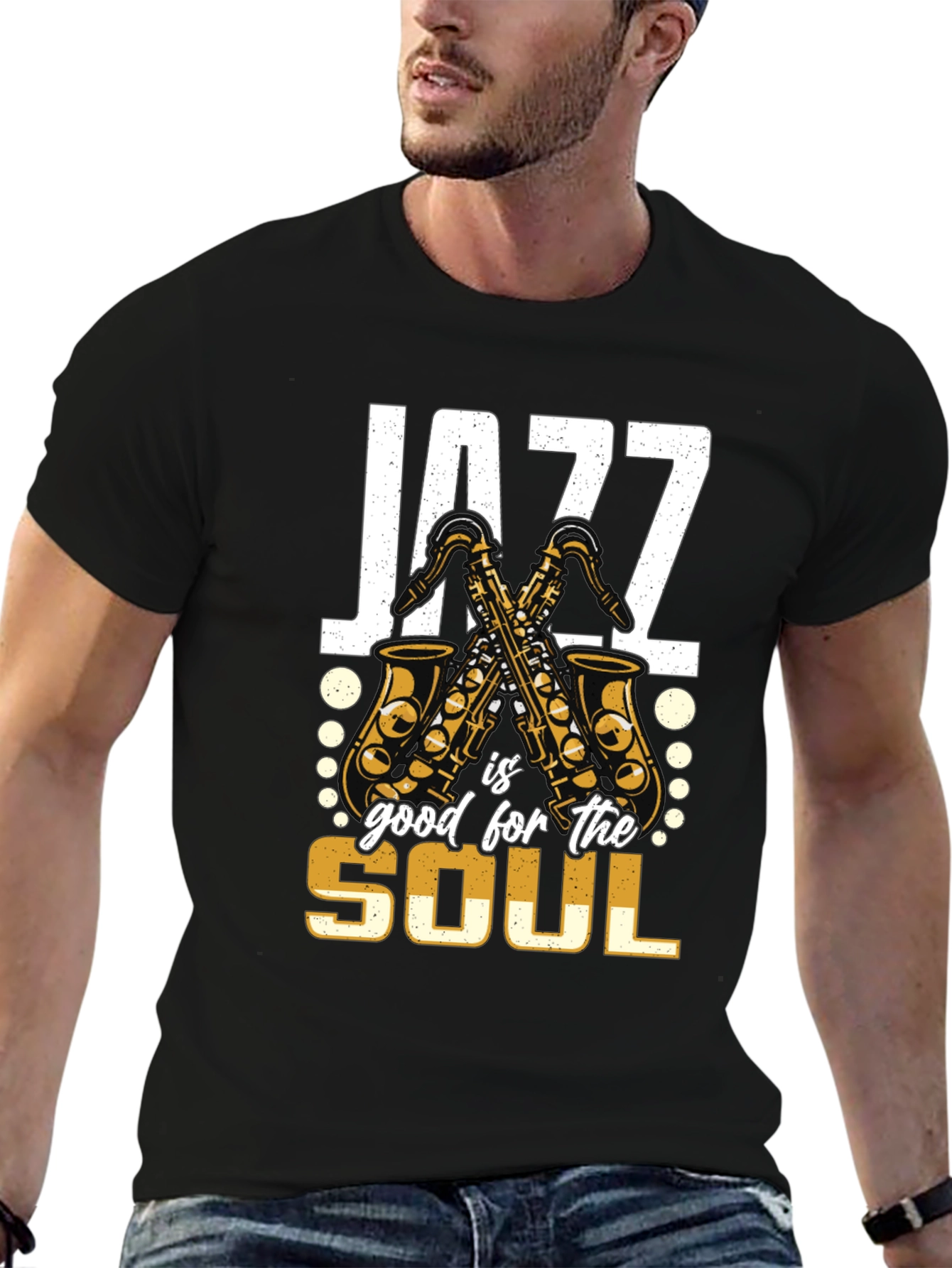 Black Jazz is Good for the Soul T-Shirt view 6