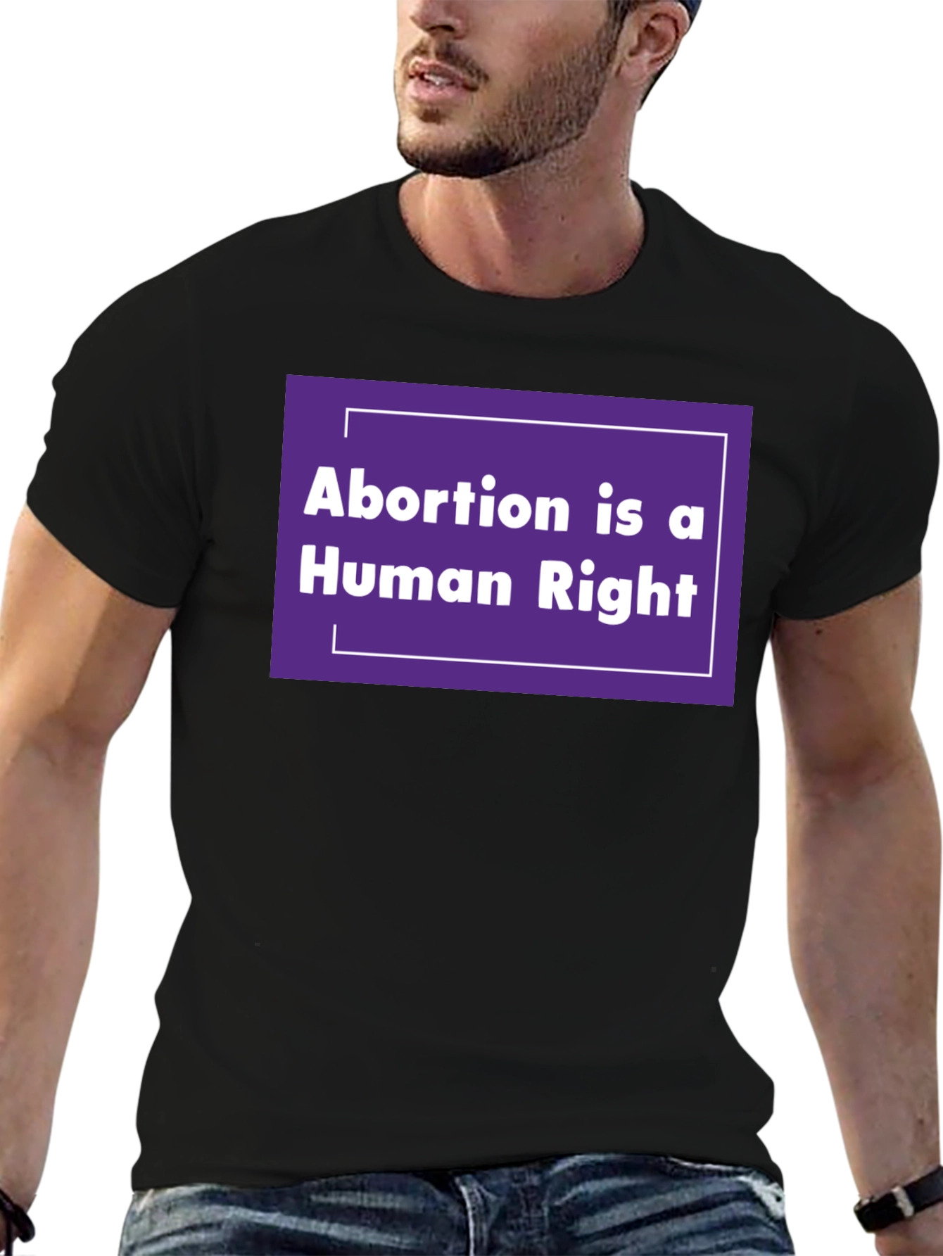 Black Abortion is a Human Right Graphic Tee view 6
