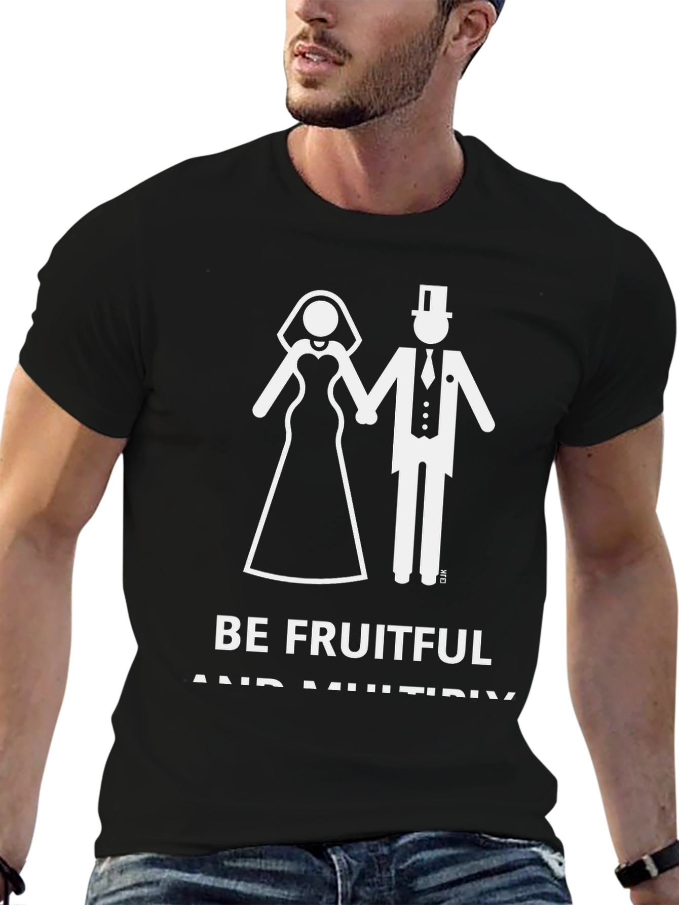 Black Be Fruitful T-Shirt view 6