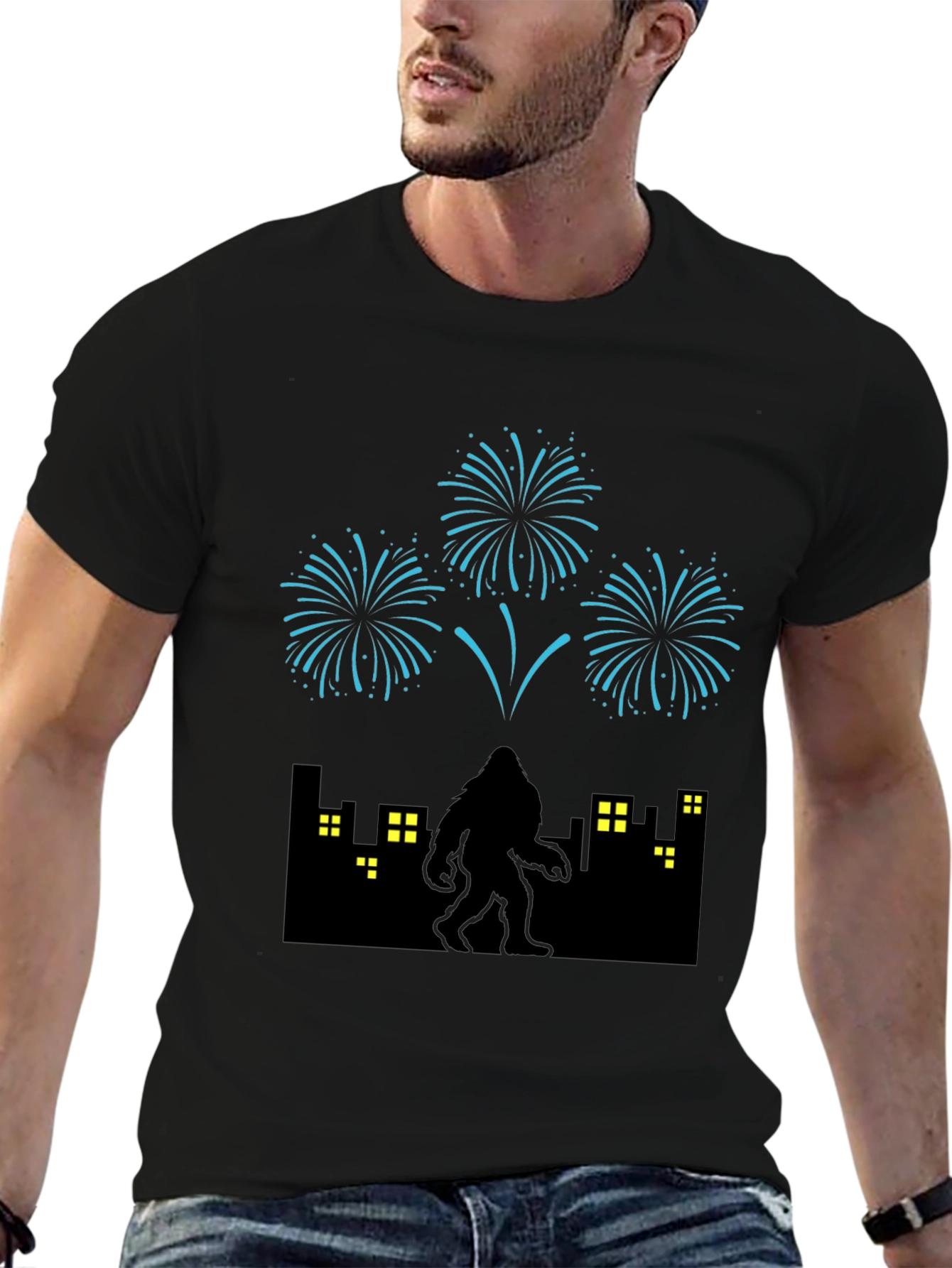 Sasquatch City Fireworks Men's T-Shirt - 6