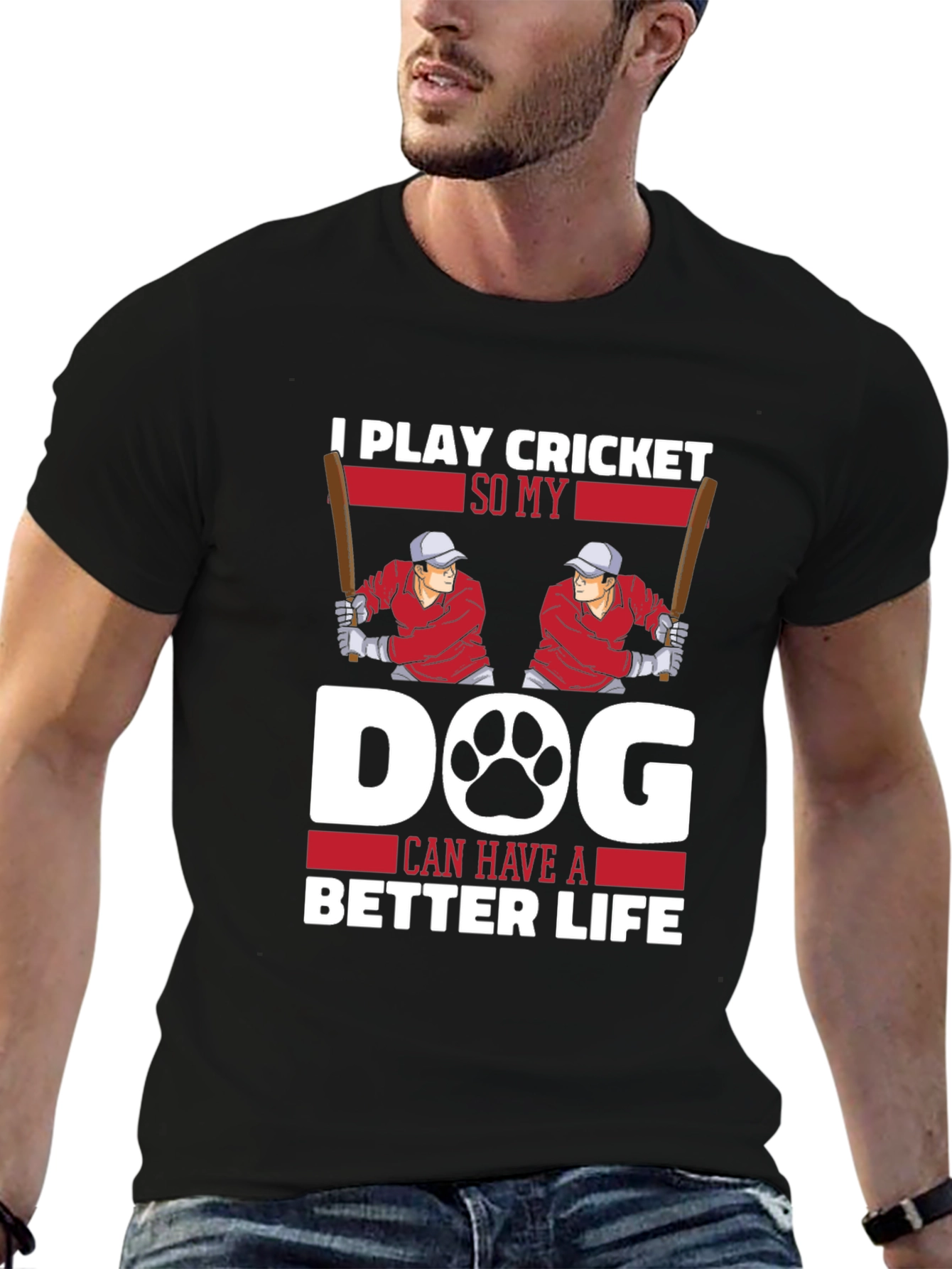 Cricket Dog Life T-Shirt - 6