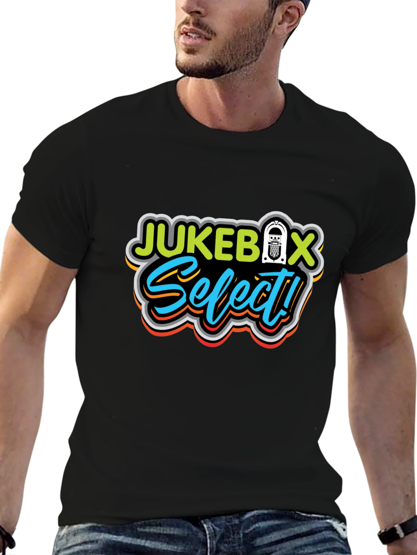 Black Jukebox Select Graphic Tee view 6