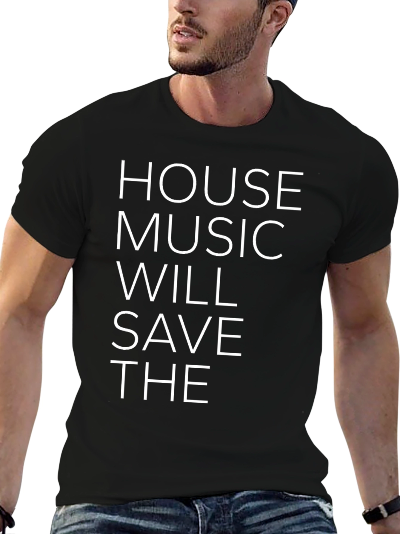 Black House Music Will Save The T-Shirt view 6