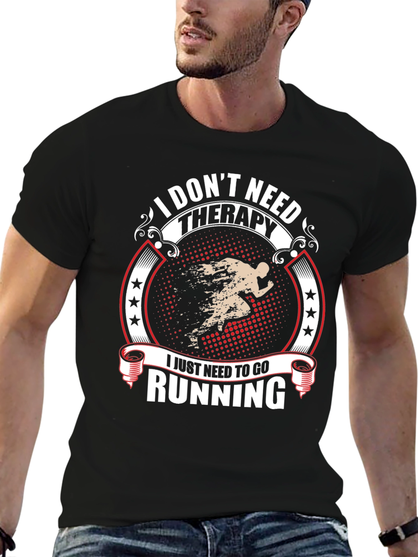 I Don't Need Therapy Running T-Shirt - 6