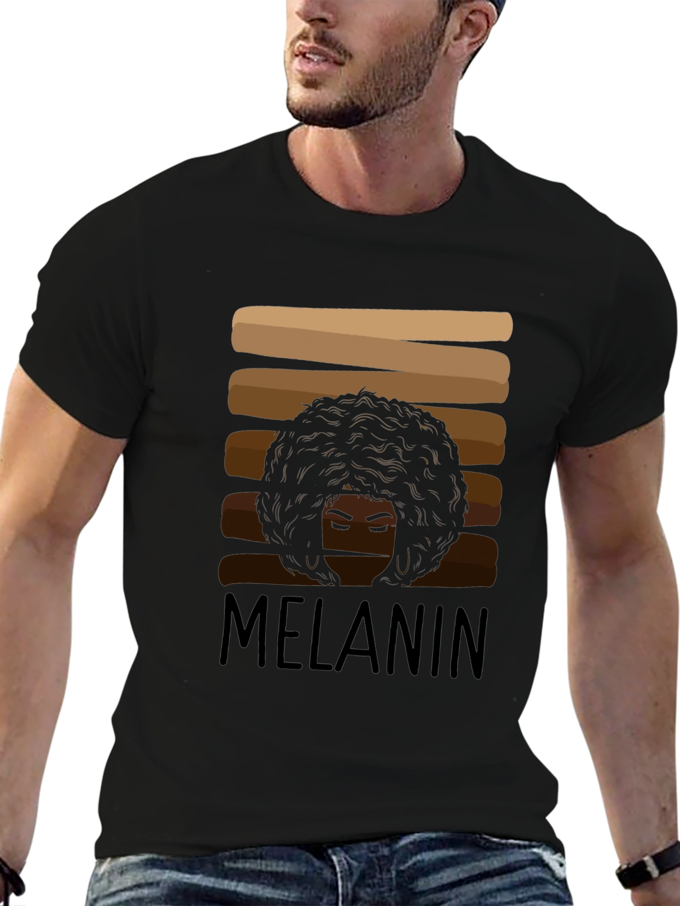 Black Melanin Pride T-Shirt view 6