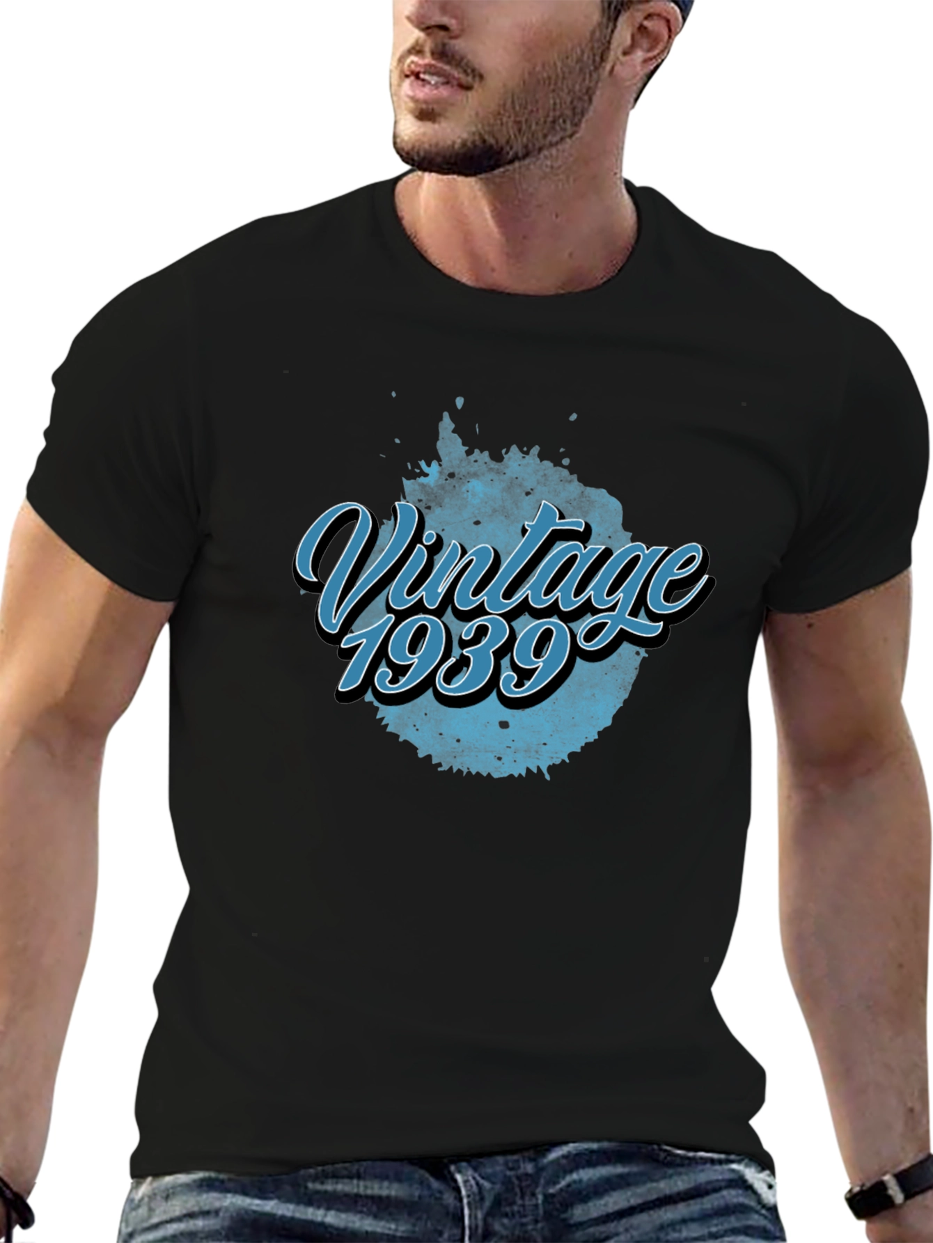 Black Vintage 1939 Graphic T-Shirt view 6