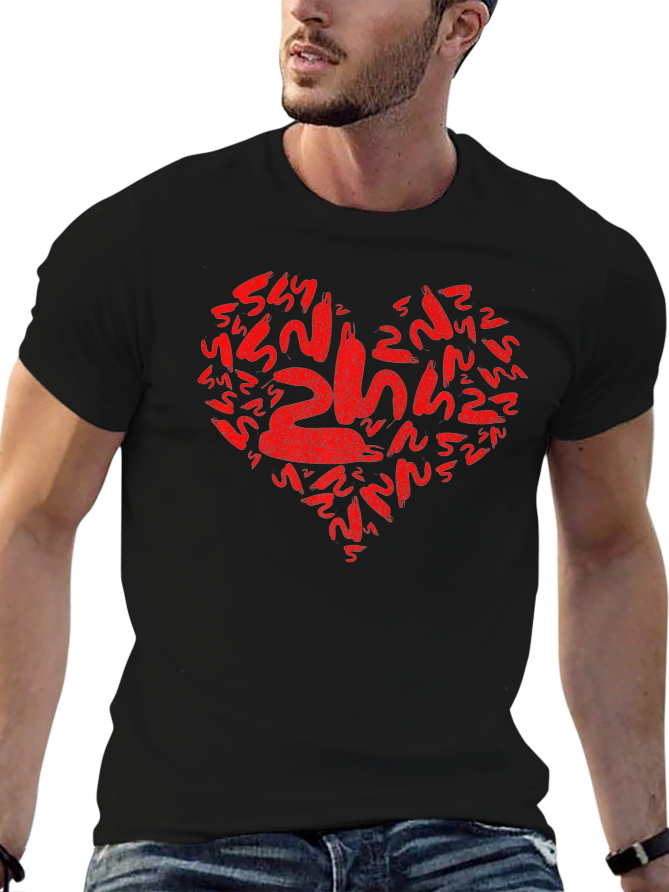 Black Heart of Snakes Graphic Tee - Men's Black T-Shirt view 6