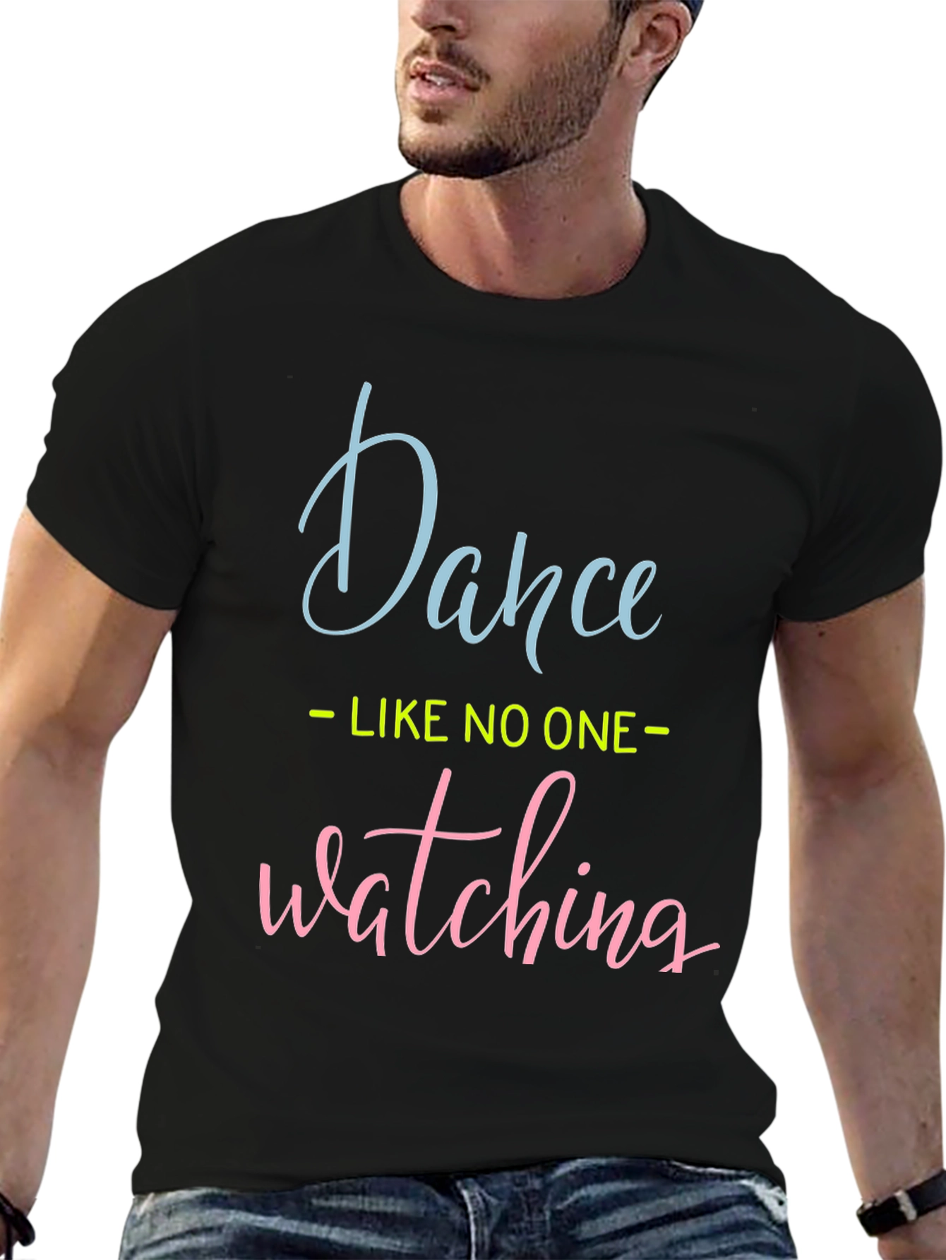 Black Dance Like No One is Watching Graphic Tee view 6