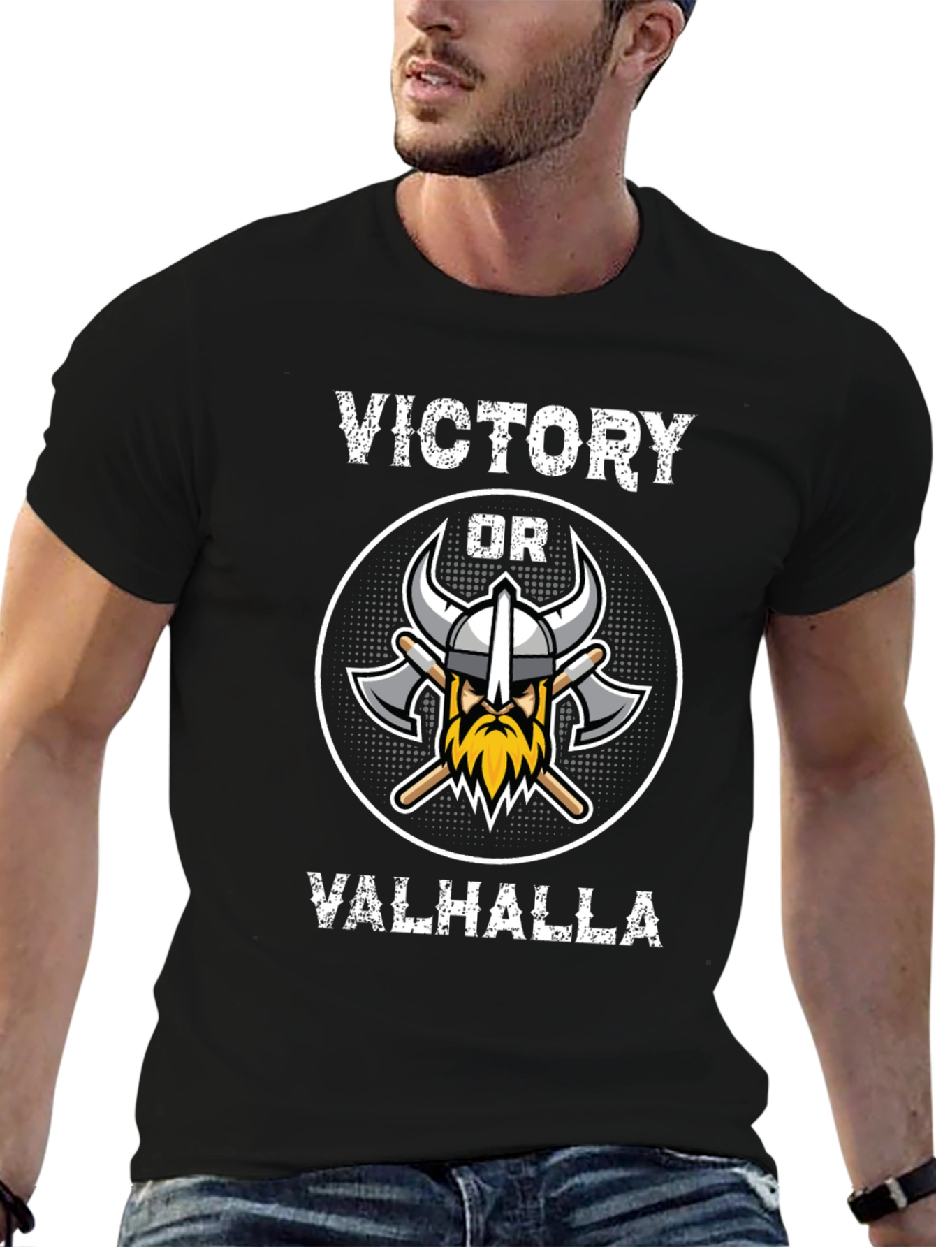 Victory or Valhalla Viking T-Shirt - 6
