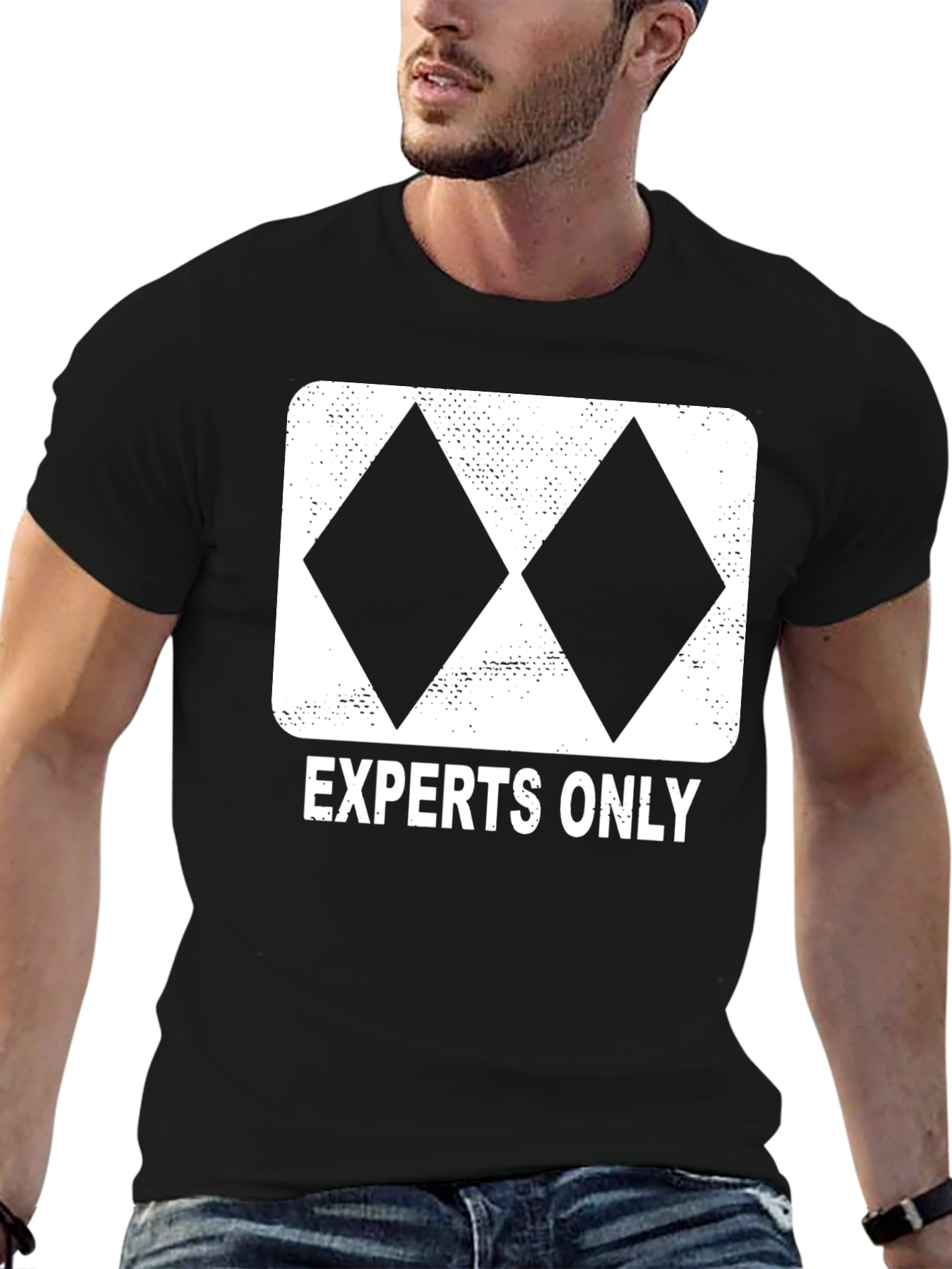 Experts Only Black Graphic Tee - 6