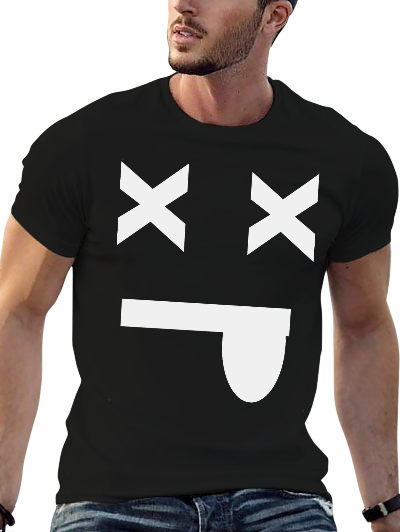 Black Funny Dead Inside T-Shirt view 6