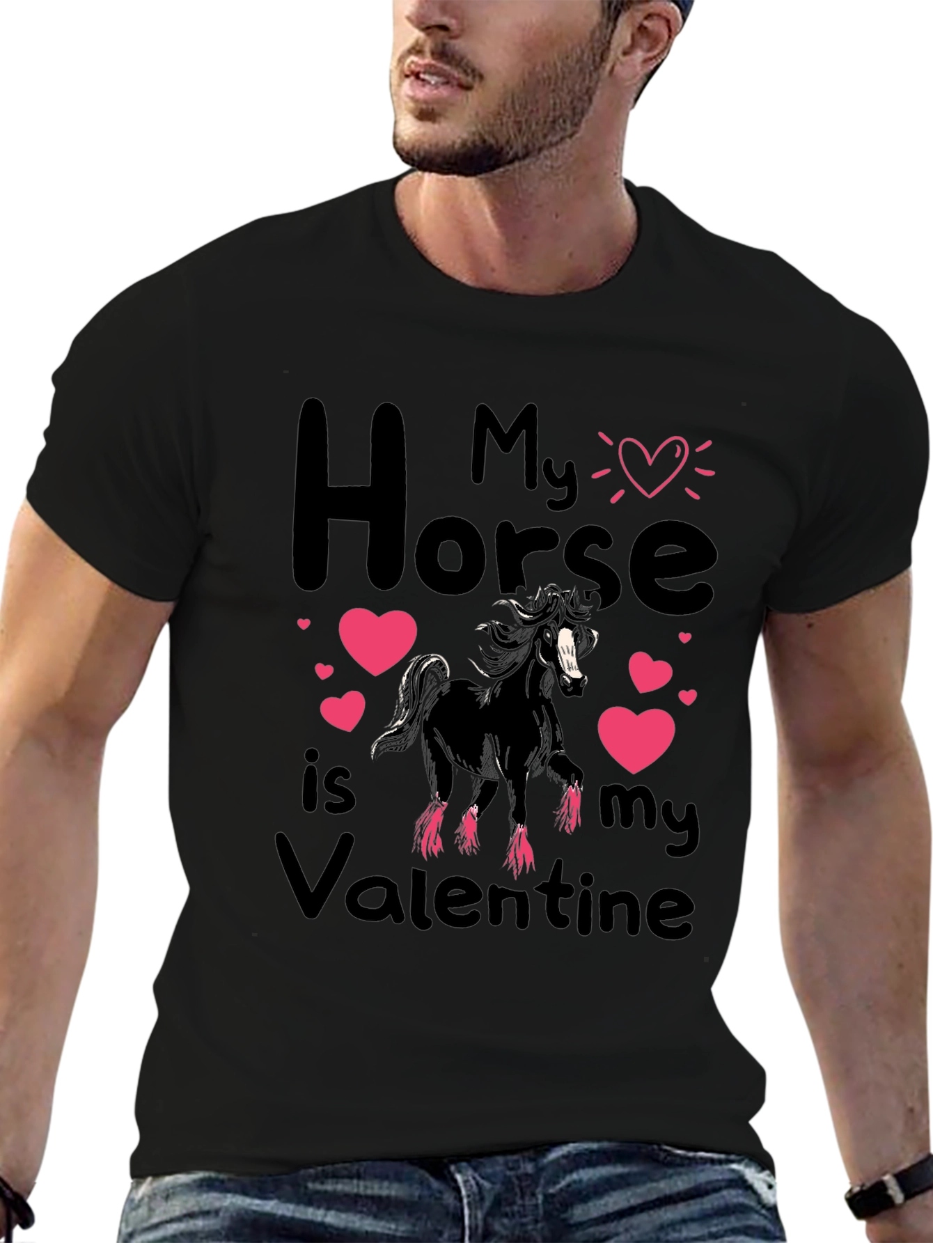 My Horse is My Valentine T-Shirt - Unisex - 6