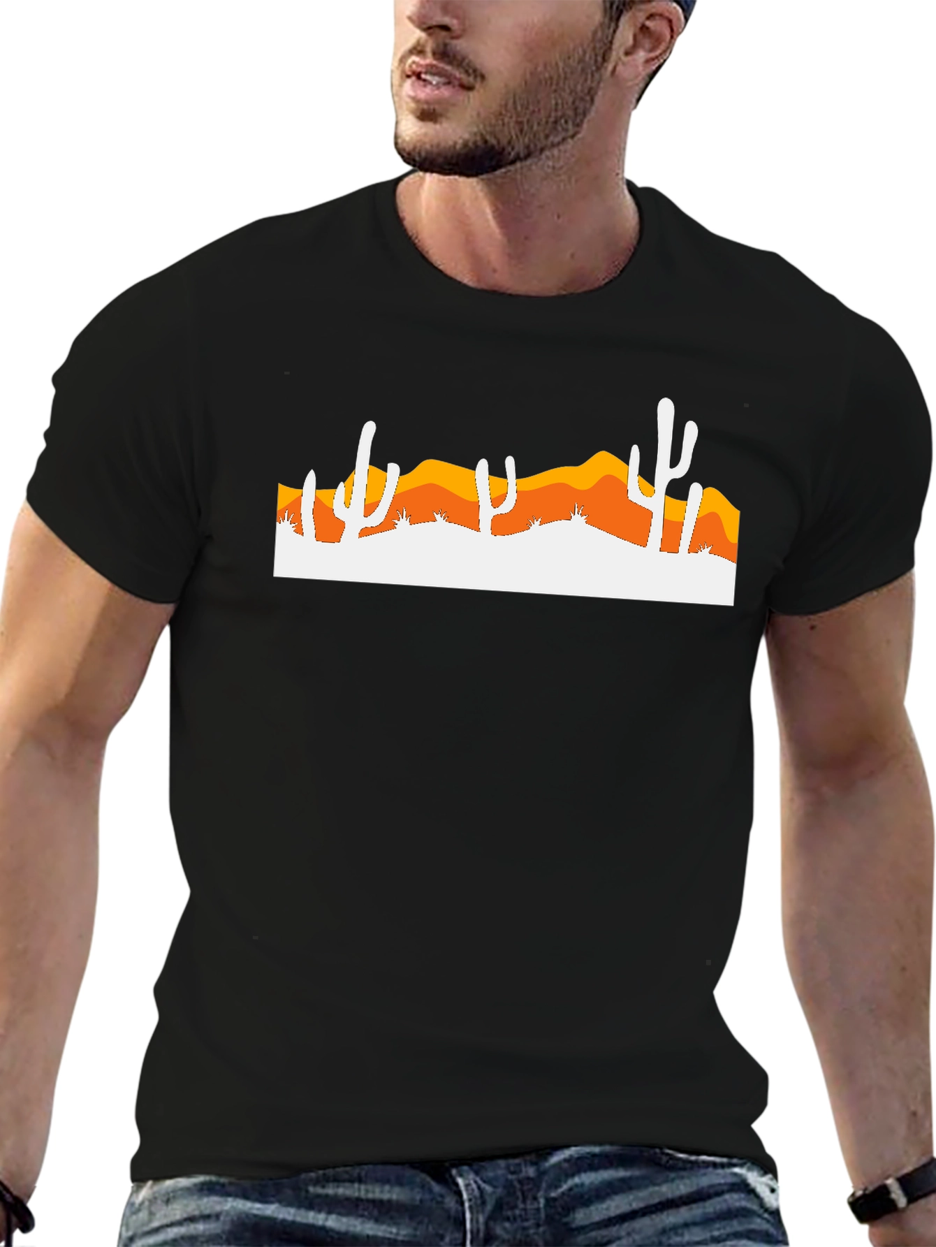 Desert Cactus Graphic T-Shirt - 6