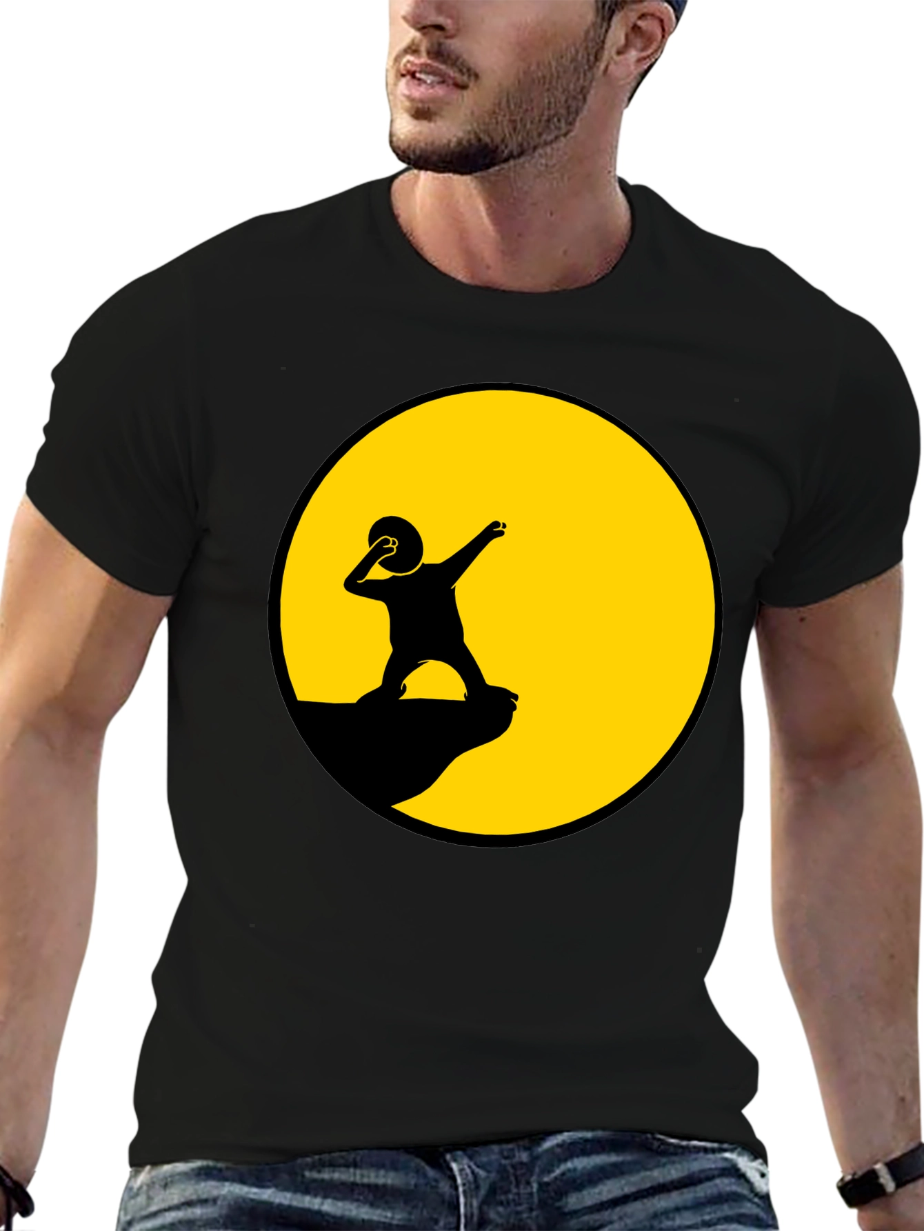 Black Lion King Parody Graphic Tee view 6