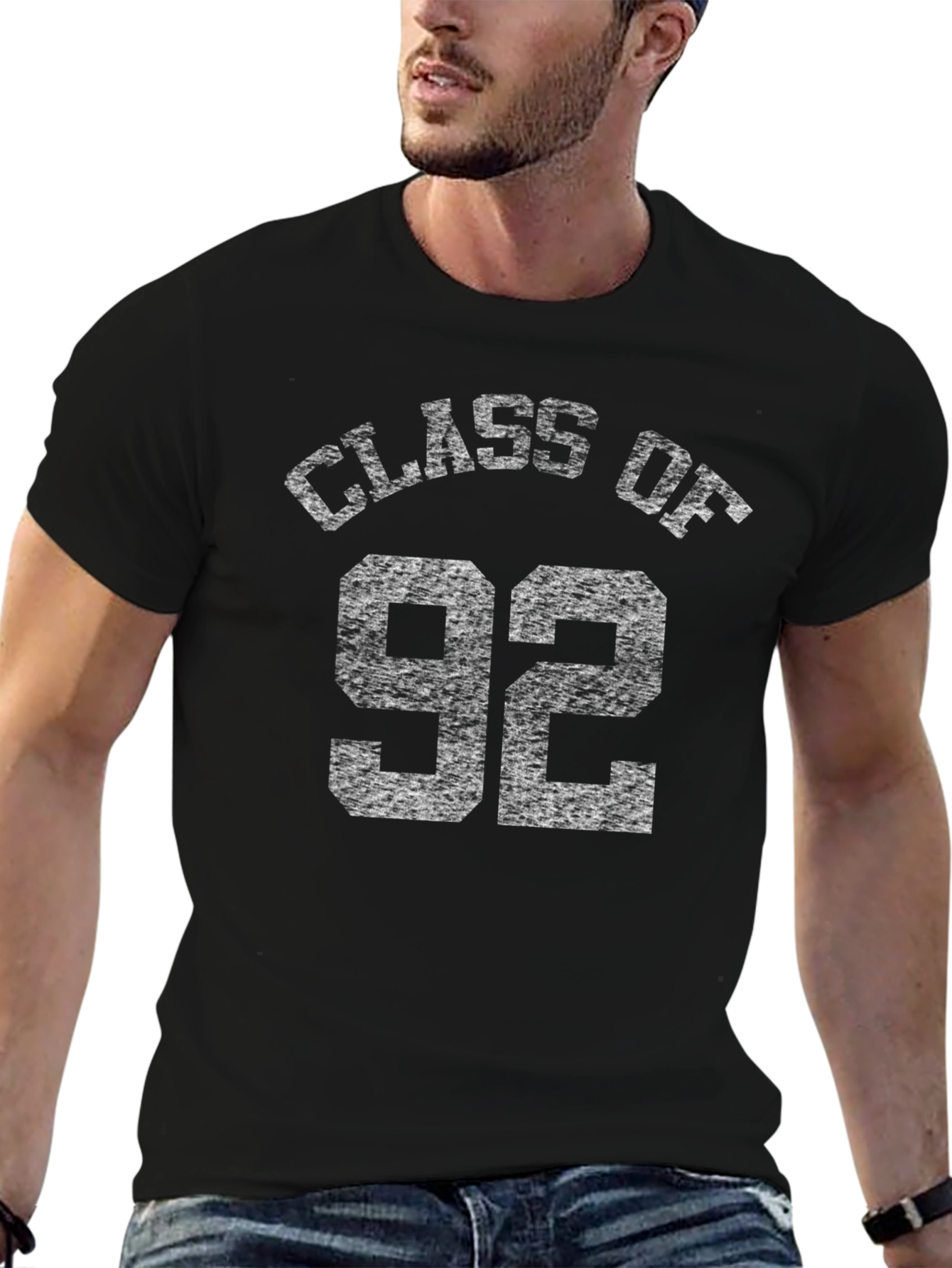 Black Class of '92 Black Graphic Tee view 6