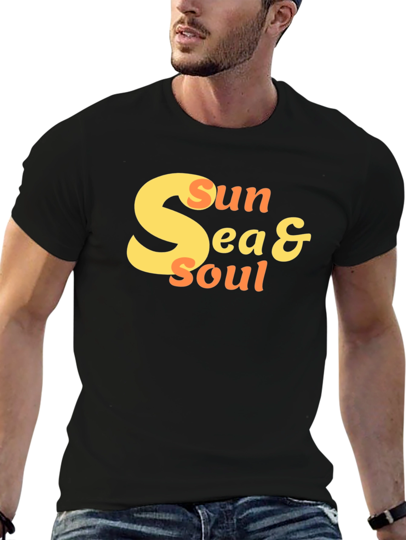 Black Sun Sea & Soul Graphic Tee - Stylish Comfort view 6