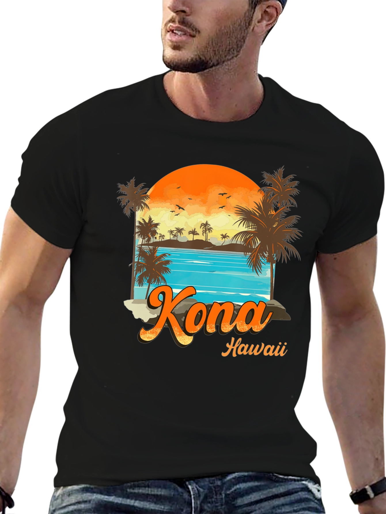 Kona Hawaii Graphic T-Shirt - Island Vibes Tee - 6