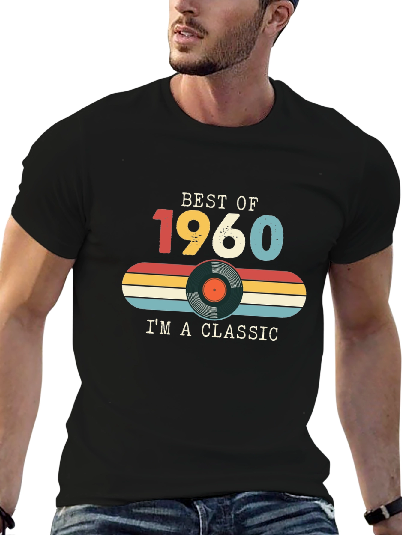 Black Best of 1960 I'm A Classic T-Shirt view 6