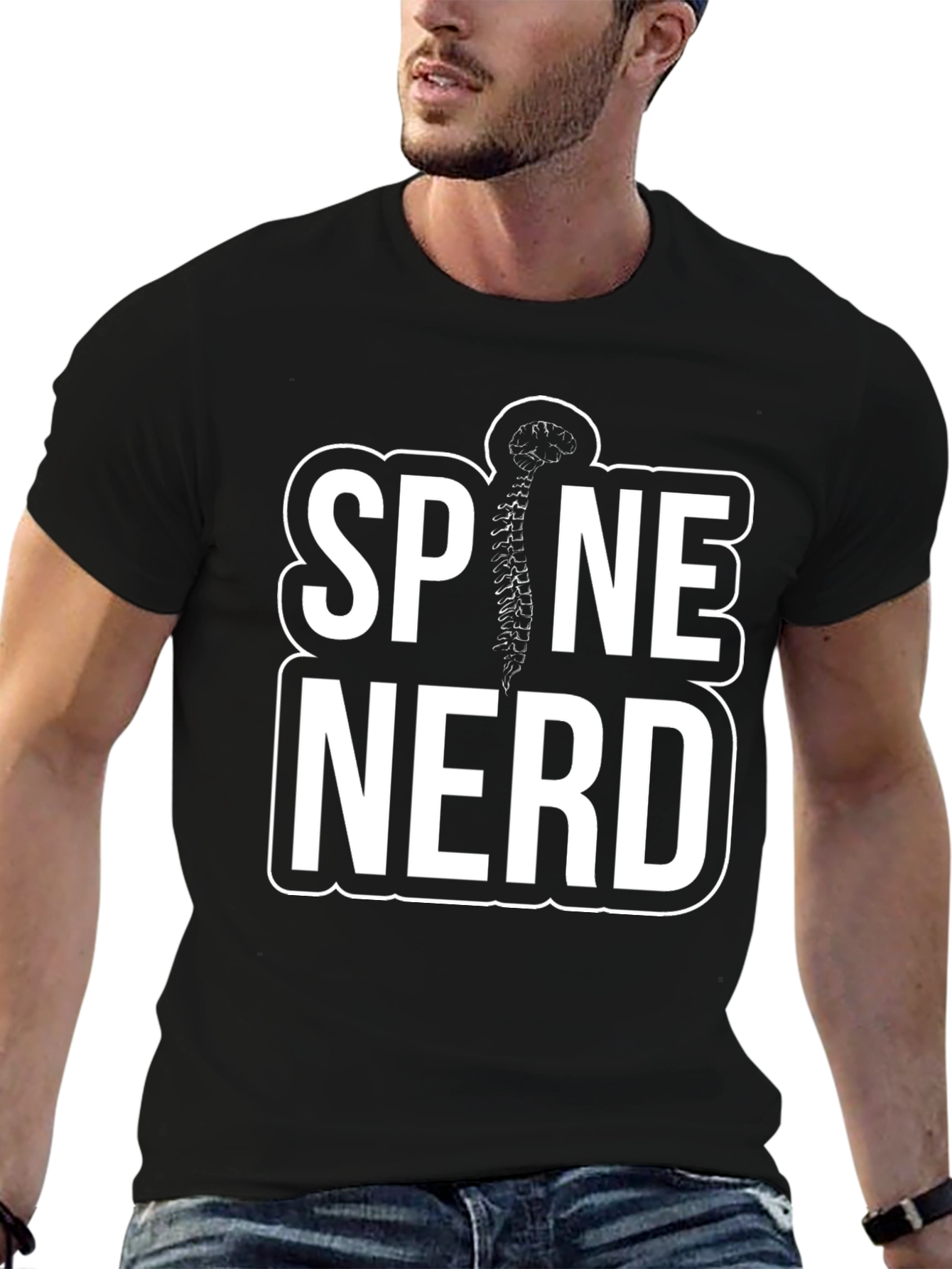 Spine Nerd T-Shirt - Chiropractic Gift for Doctors & Students - 6