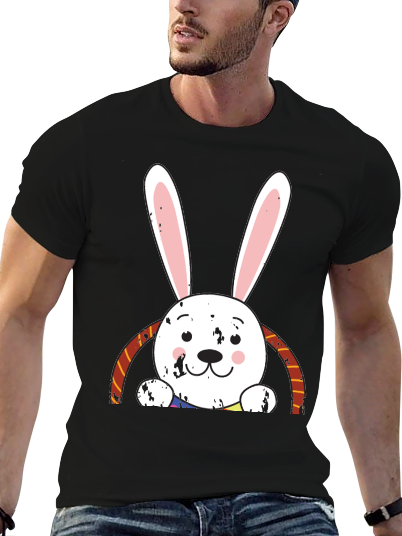 Bunny Graphic Tee - Quirky, Comfortable, Style - 6