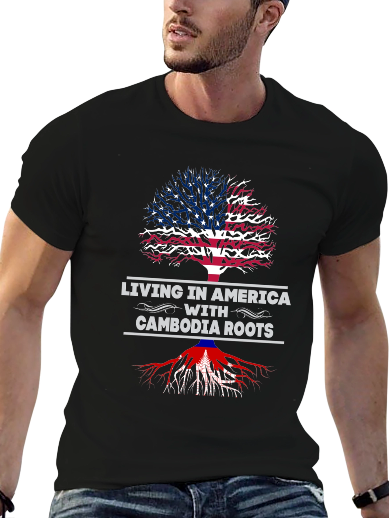 America Cambodia Roots T-Shirt - 6