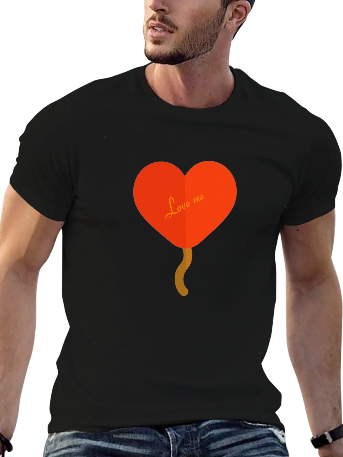 Love Me Heart Balloon Graphic Tee - 6
