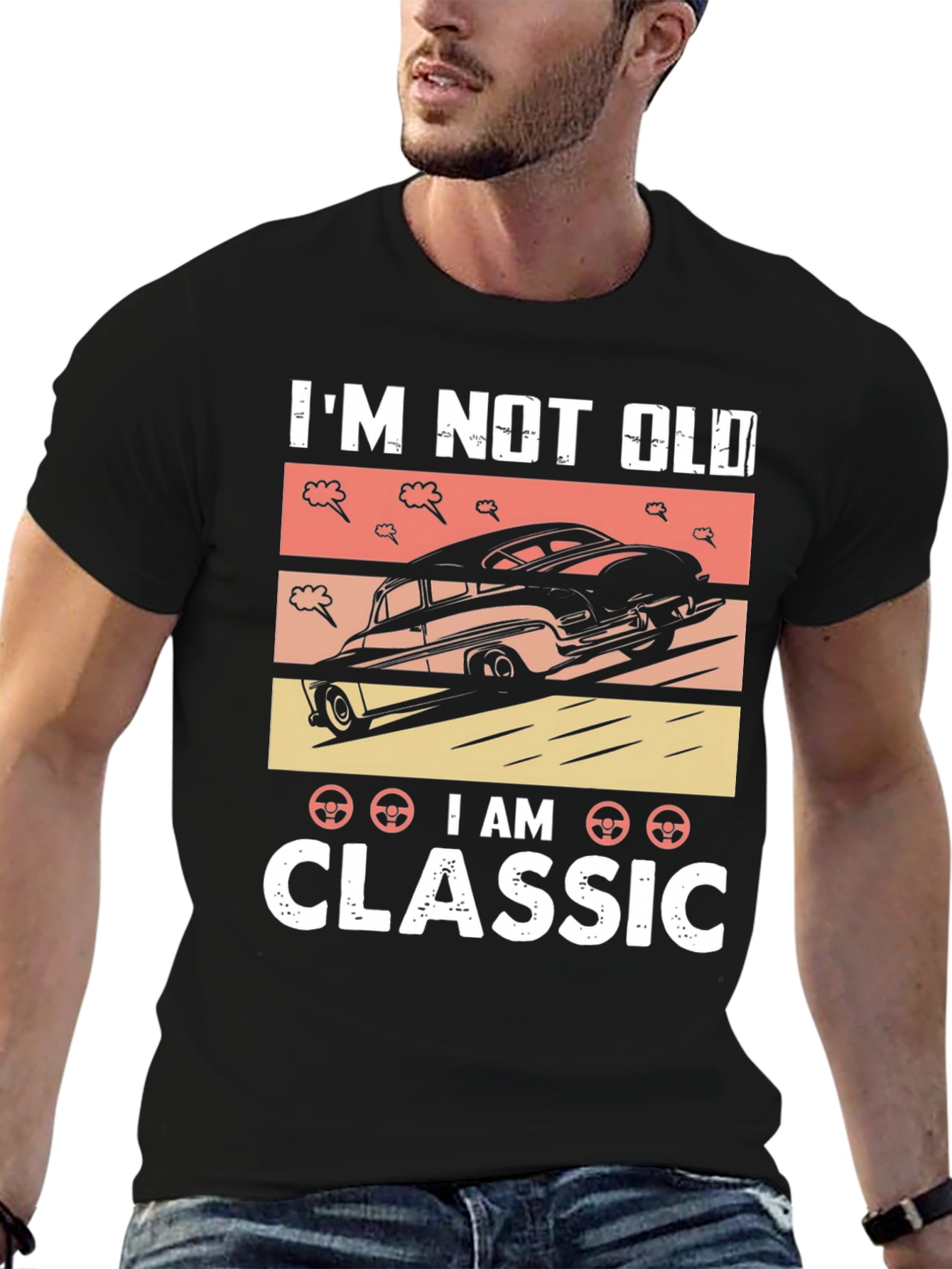 Black I'm Not Old I am Classic T-Shirt view 6